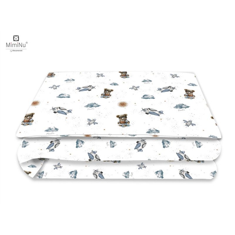 Pościel C-2 100x135 cm MIMINU DESIGN Misie błękit bawełna 100%