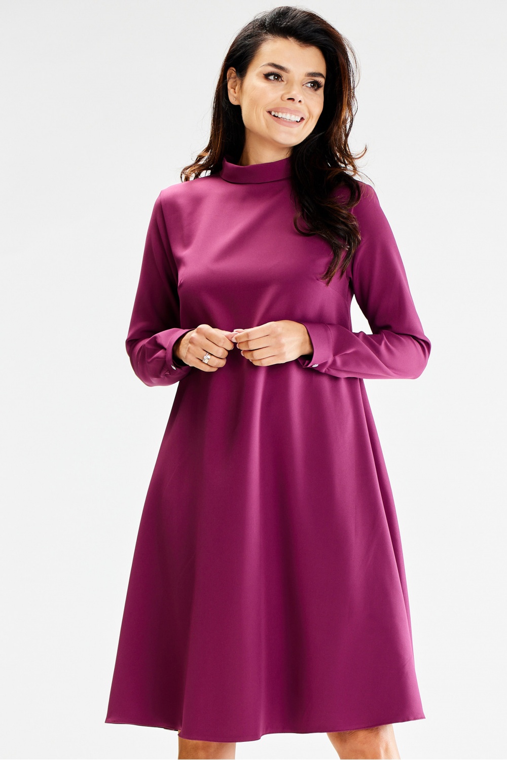 Sukienka Model A599 Plum - awama187164 - Fioletowy