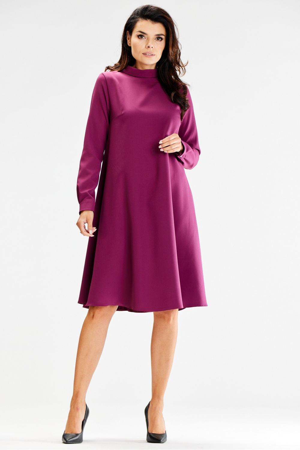 Sukienka Model A599 Plum - awama187164 - Fioletowy - obrazek 2