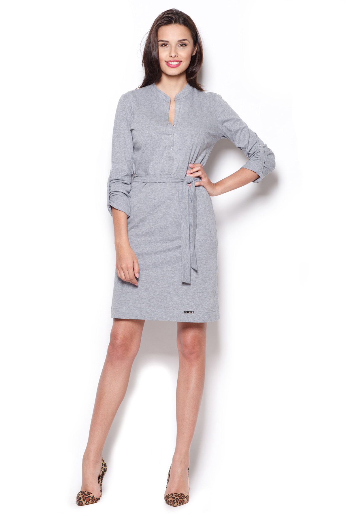 Sukienka Model 287 Grey - Figl44468 - Szary