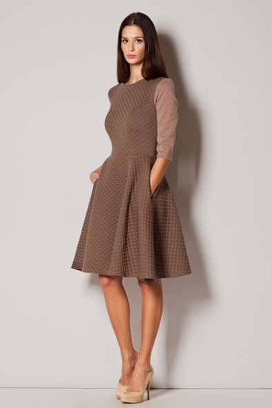 Sukienka Model 235 Beige - Figl44497 - Beżowy