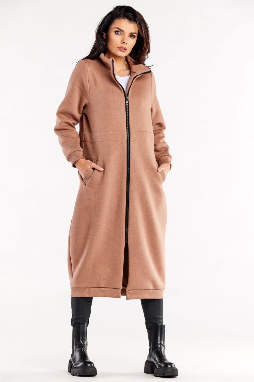 Bluza Damska Model M326 Beige - Infinite You188027 - Beżowy