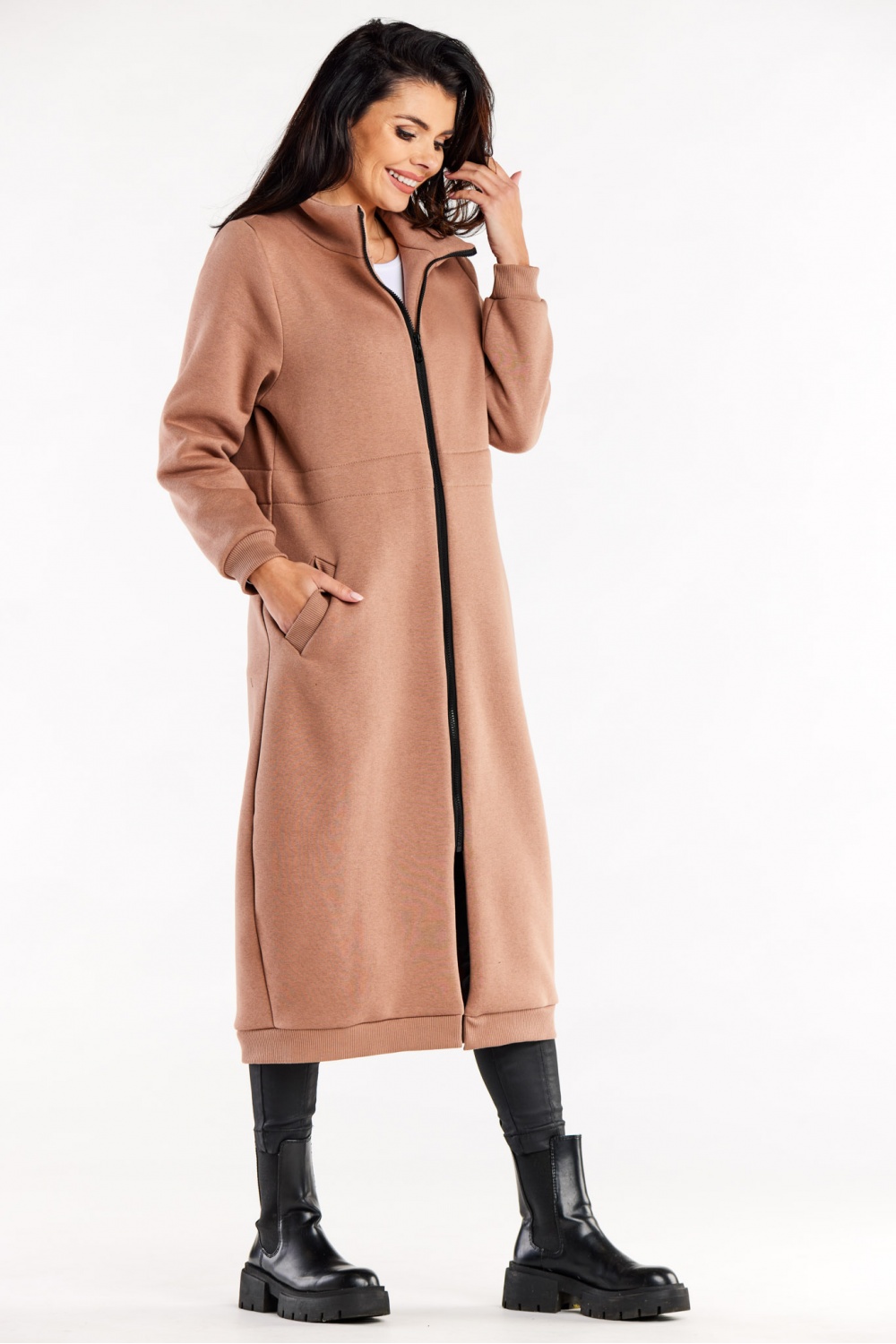 Bluza Damska Model M326 Beige - Infinite You188027 - Beżowy - obrazek 2