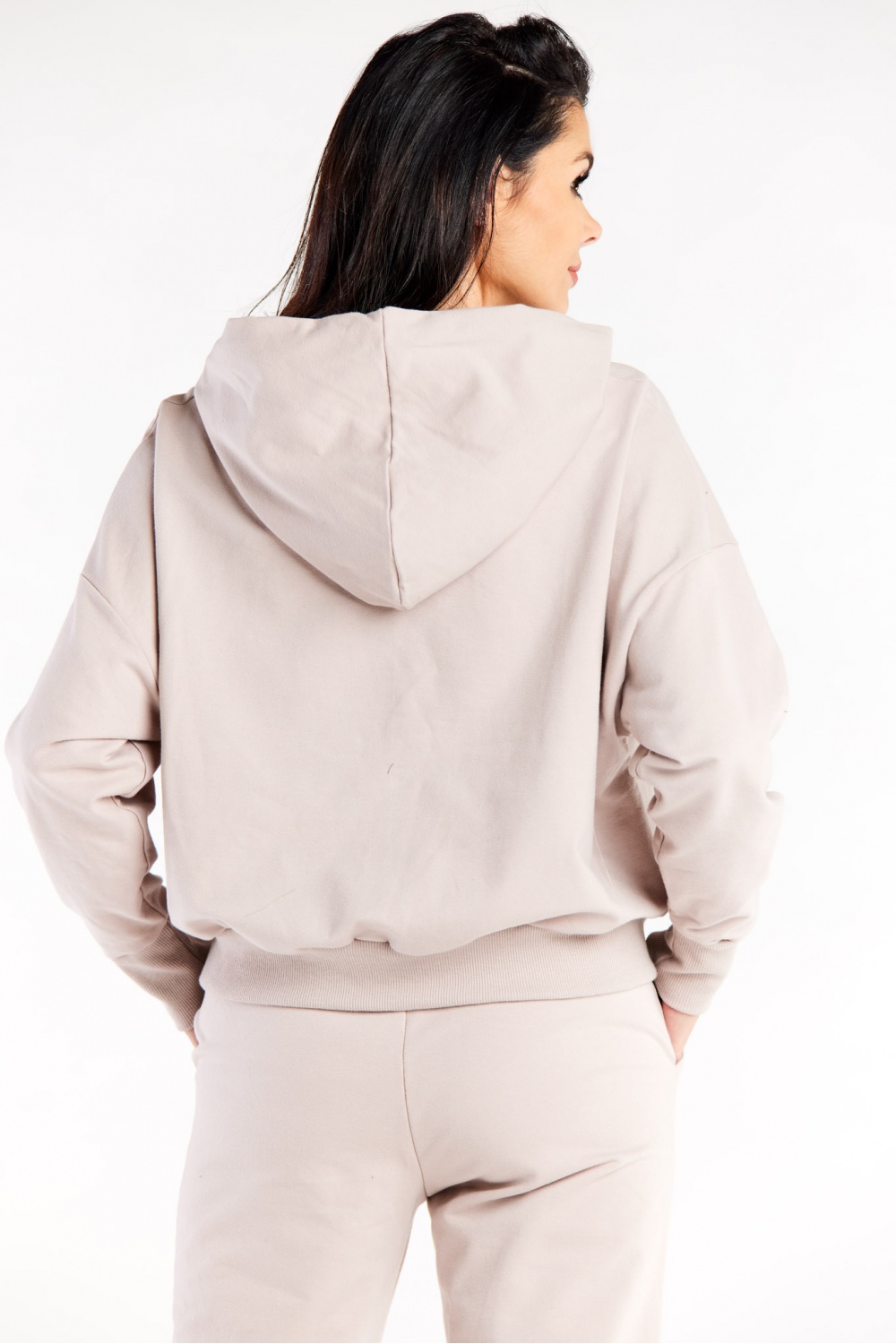 Bluza Damska Model M318 Beige - Infinite You188048 - Beżowy - obrazek 3