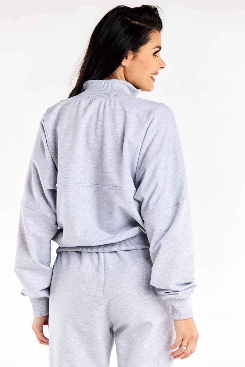 Bluza Damska Model M316 Grey - Infinite You188052 - Szary - obrazek 2