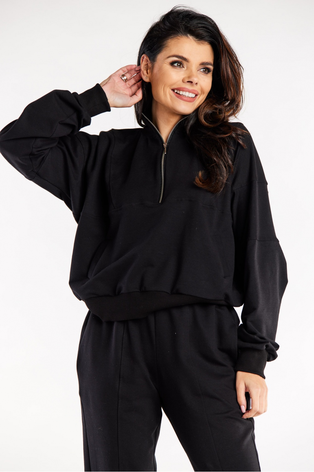 Bluza Damska Model M316 Black - Infinite You188053 - Czarny