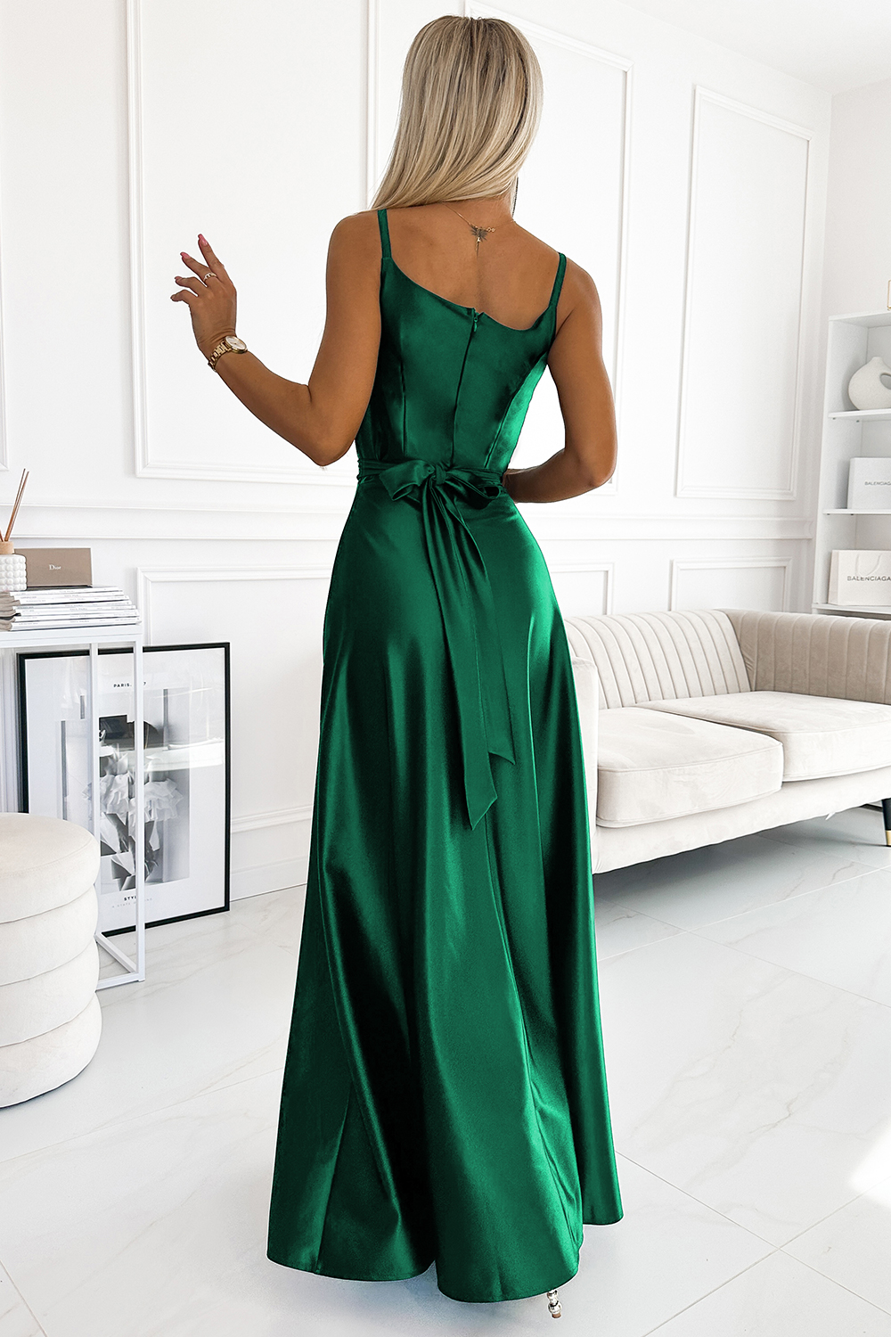 Sukienka Model Juliet 512-1 Bottle Green - Numoco188107 - Zielony - obrazek 2
