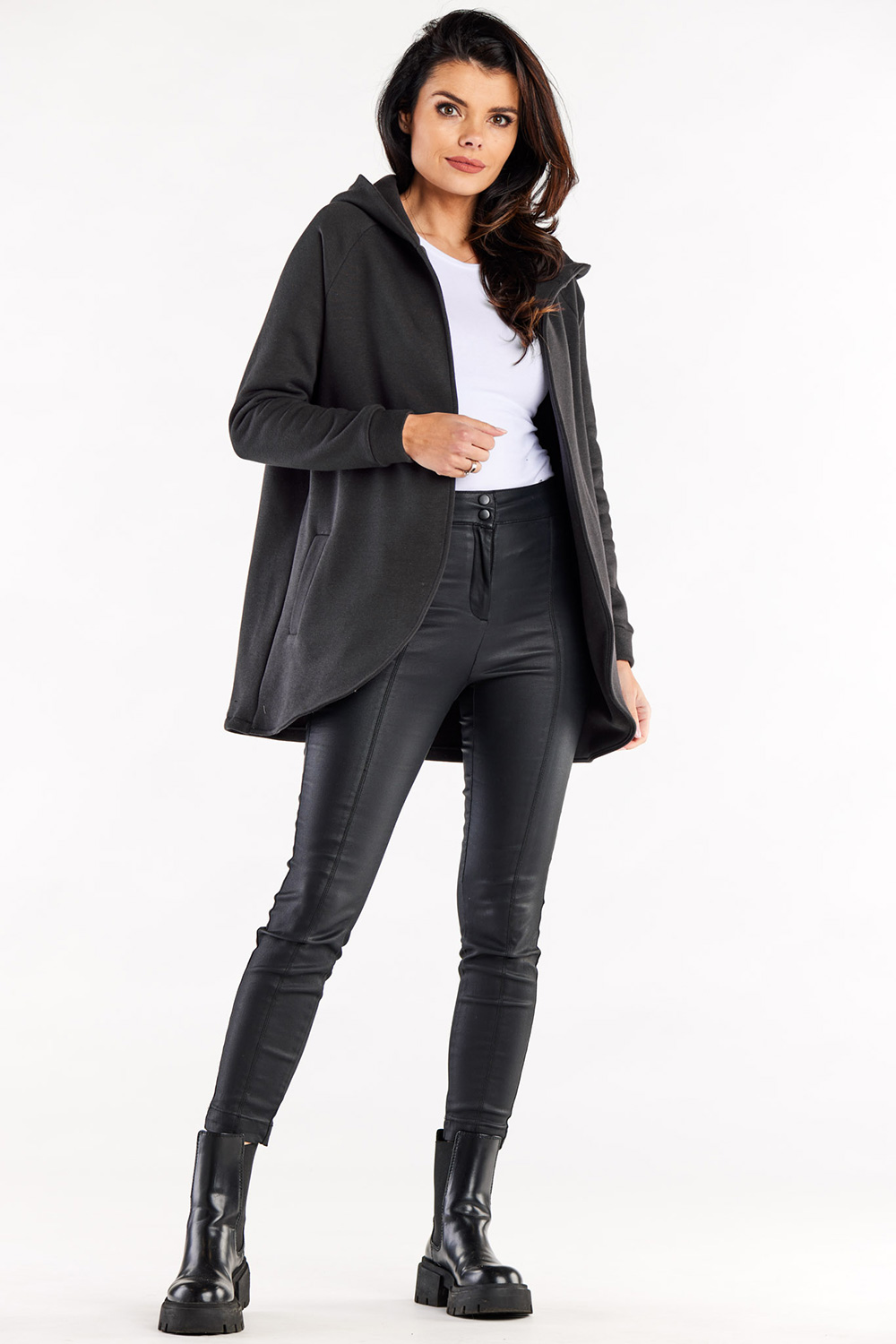 Bluza Damska Model M327 Grafit - Infinite You188023 - Szary - obrazek 3
