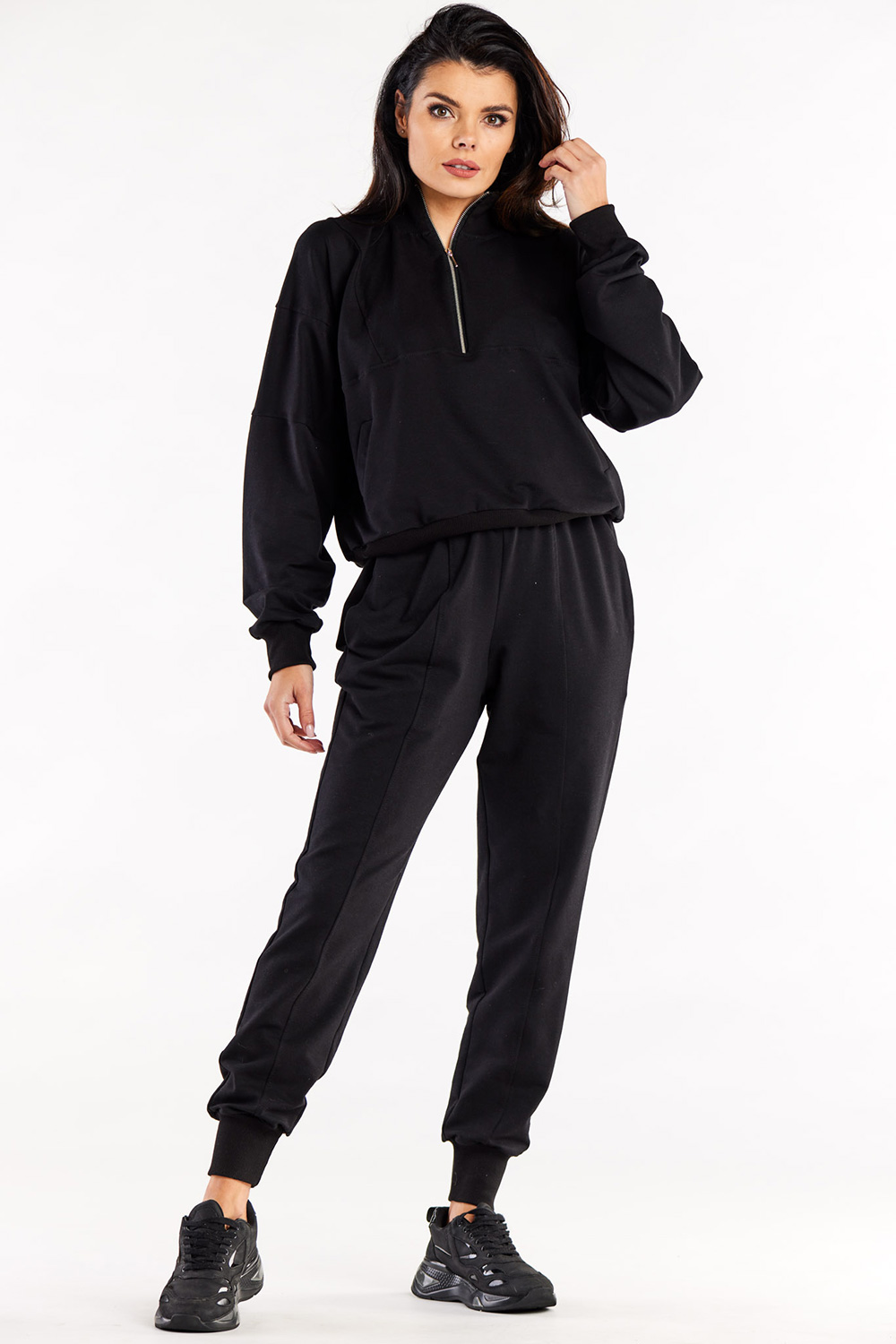 Bluza Damska Model M316 Black - Infinite You188053 - Czarny - obrazek 3