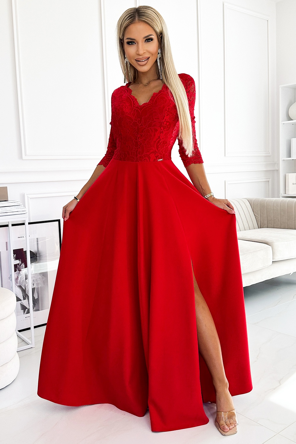 Sukienka Model Amber 309-8 Red - Numoco189086 - Czerwony