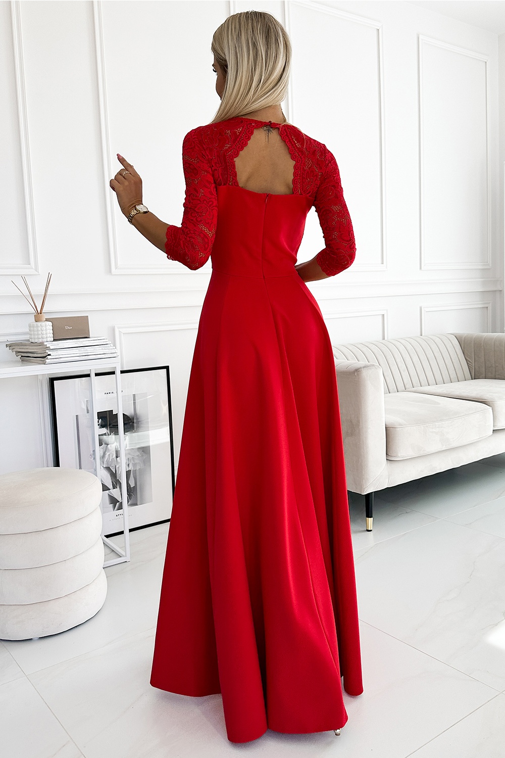 Sukienka Model Amber 309-8 Red - Numoco189086 - Czerwony - obrazek 2