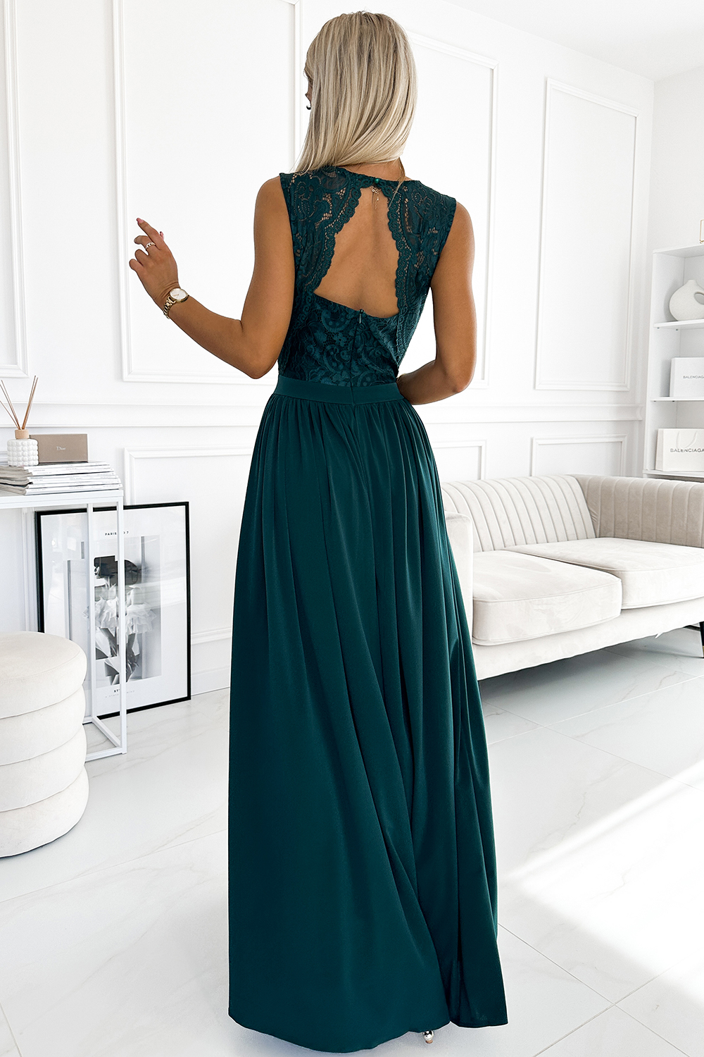 Sukienka Model Lea 211-6 Bottle Green - Numoco189092 - Zielony - obrazek 2