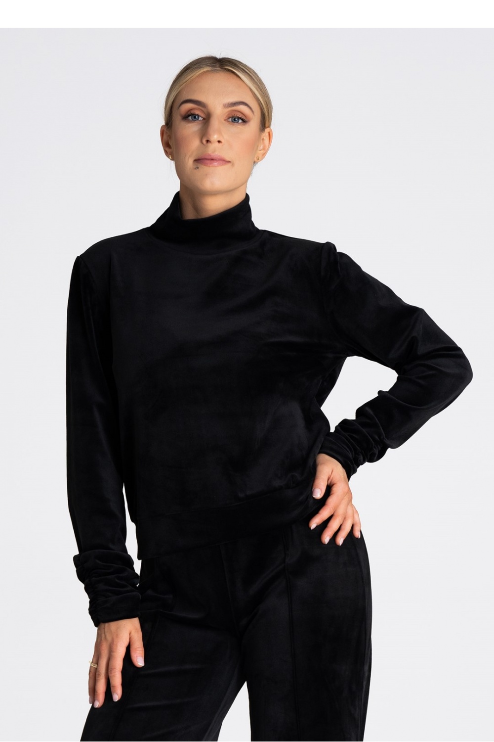 Bluza Damska Model M967 Black - Figl189277 - Czarny - obrazek 2