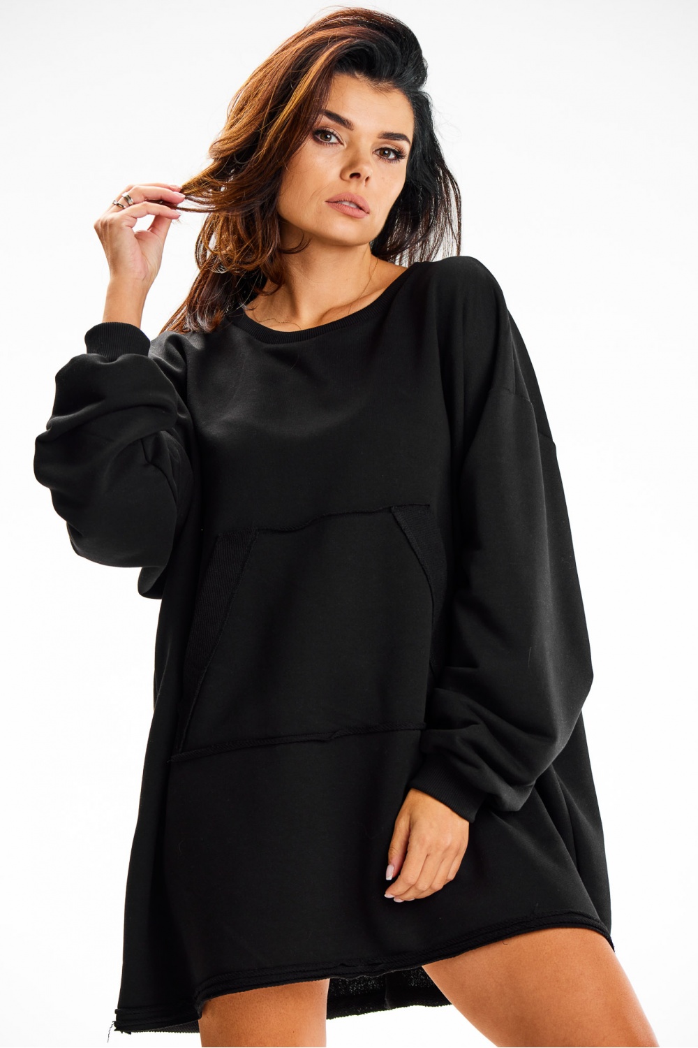 Bluza Damska Model M335 Black - Infinite You189455 - Czarny