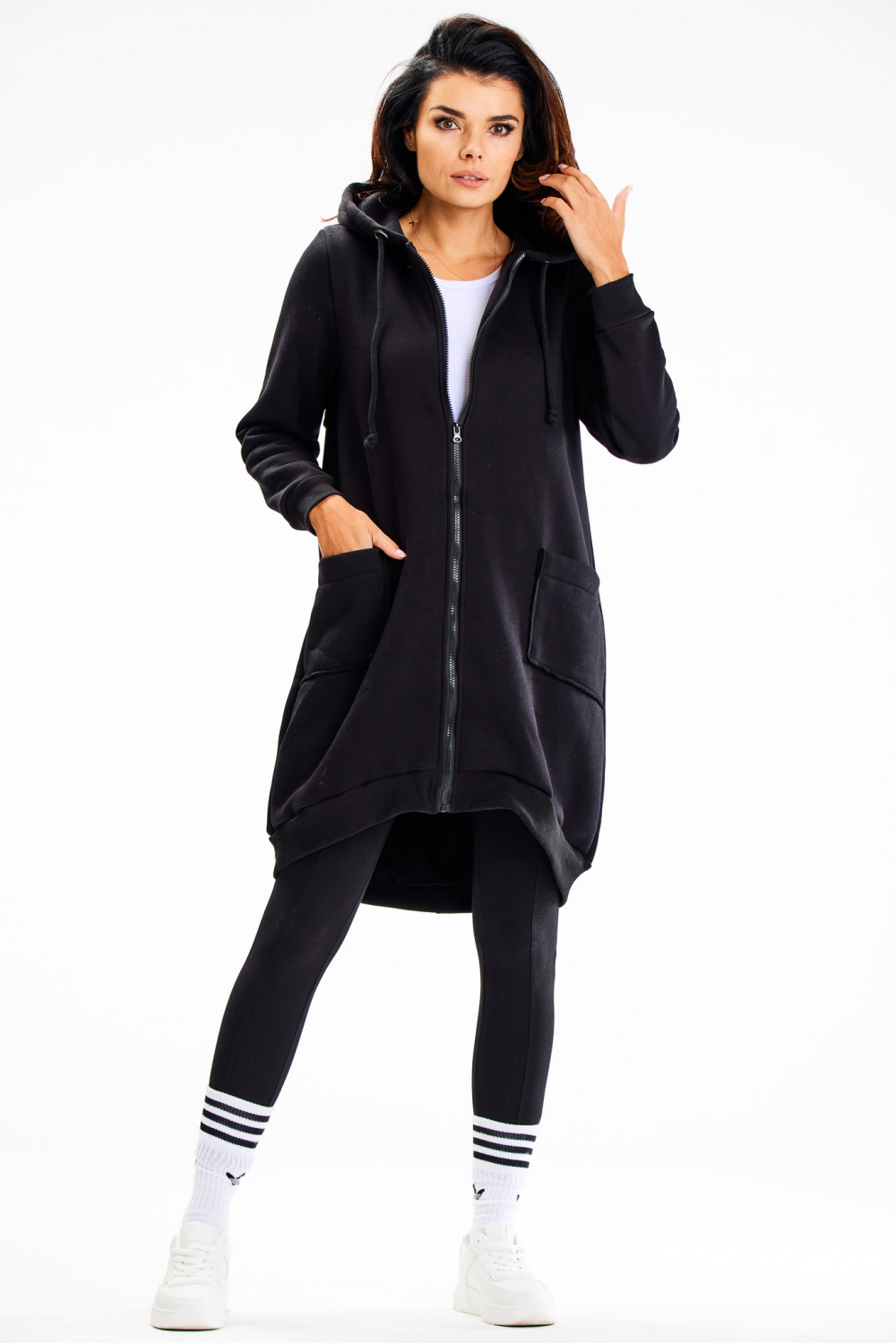 Bluza Damska Model M334 Black - Infinite You189458 - Czarny - obrazek 2