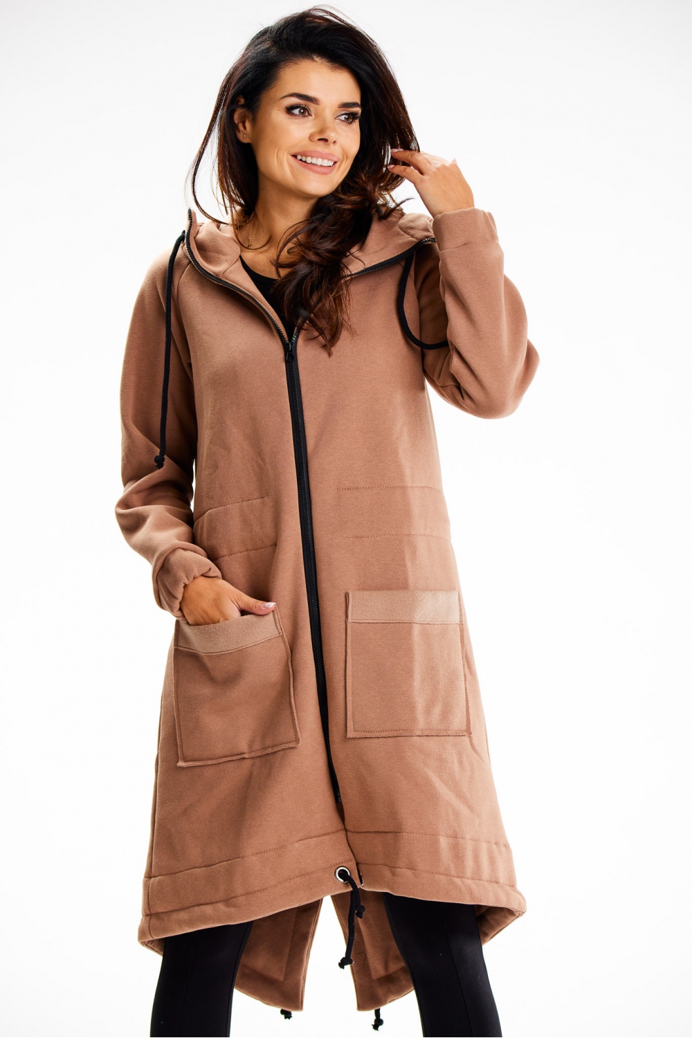 Bluza Damska Model M333 Beige - Infinite You189460 - Beżowy