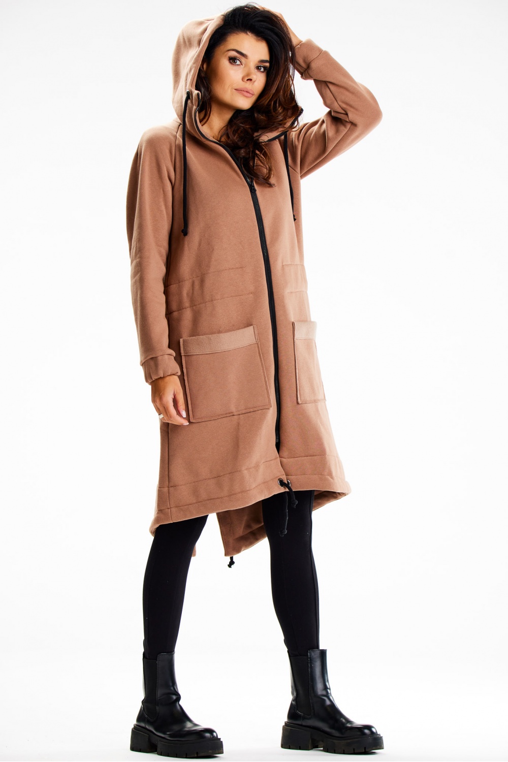 Bluza Damska Model M333 Beige - Infinite You189460 - Beżowy - obrazek 2