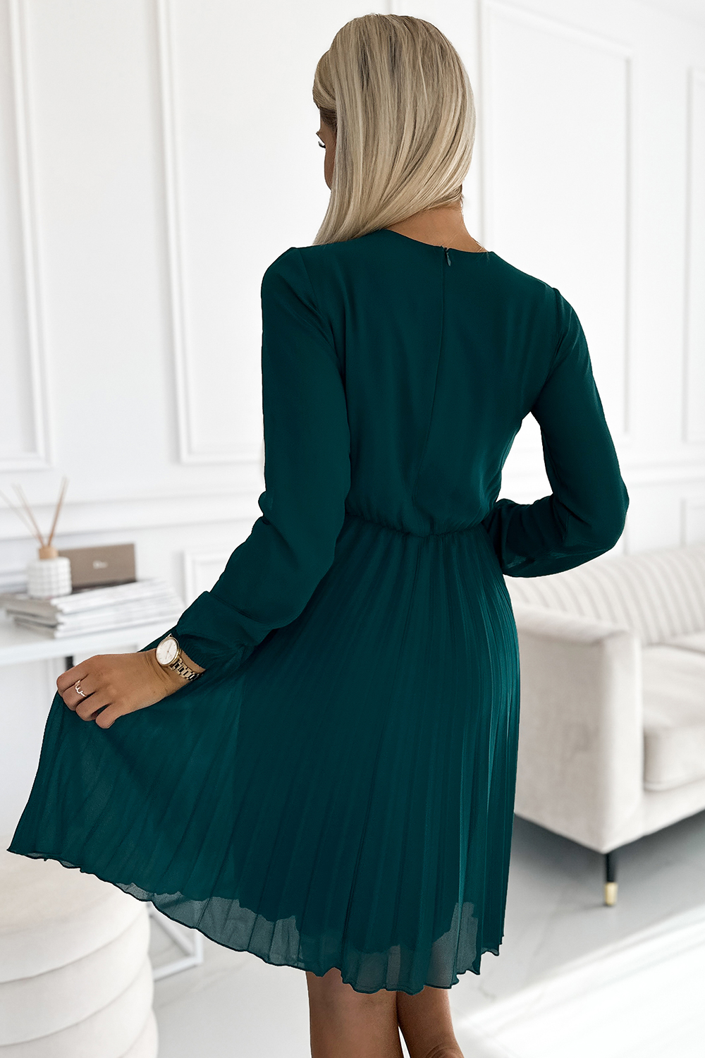 Sukienka Model Isabelle 313-14 Green - Numoco189681 - Zielony - obrazek 3