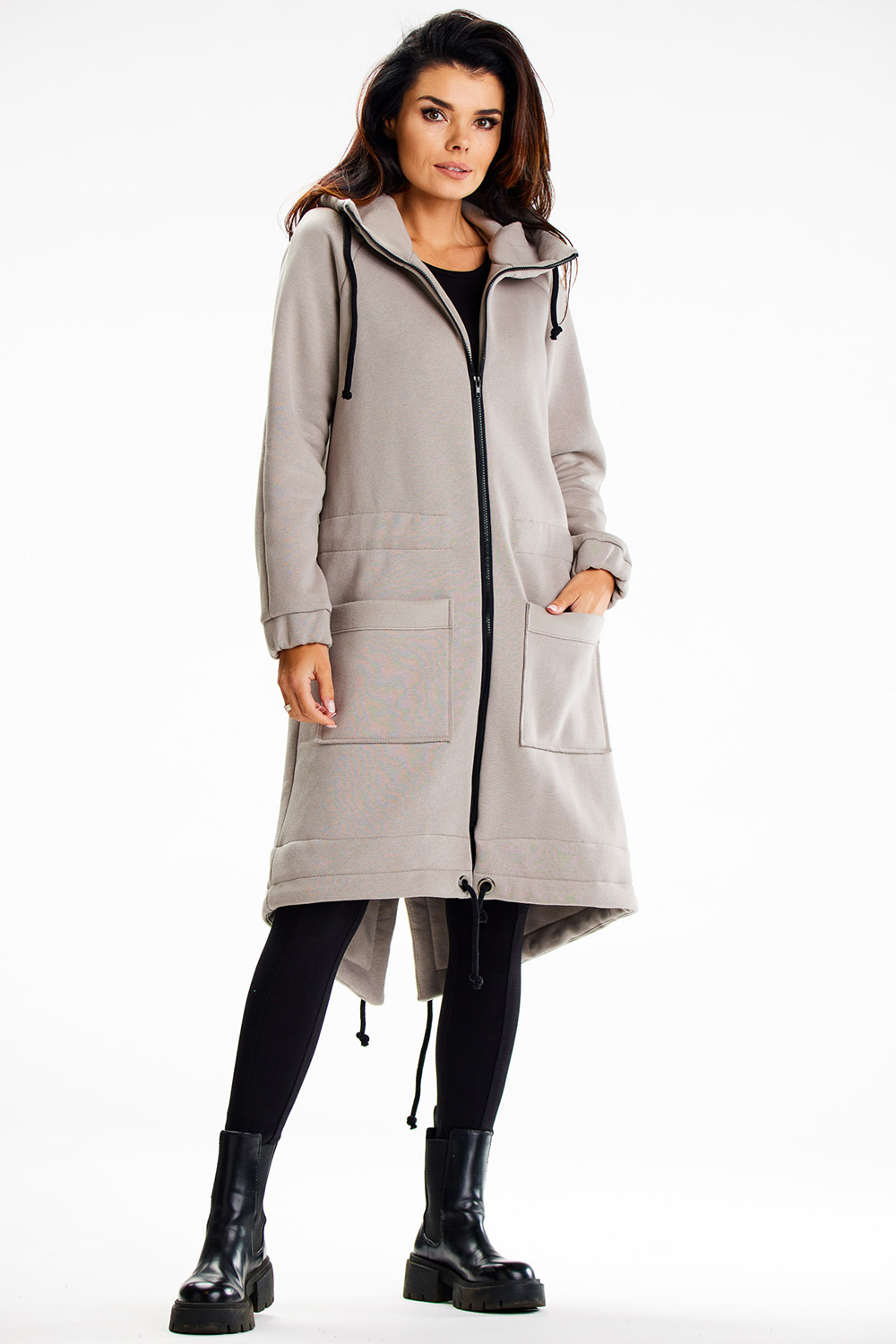 Bluza Damska Model M334 Grey - Infinite You189457 - Szary - obrazek 4