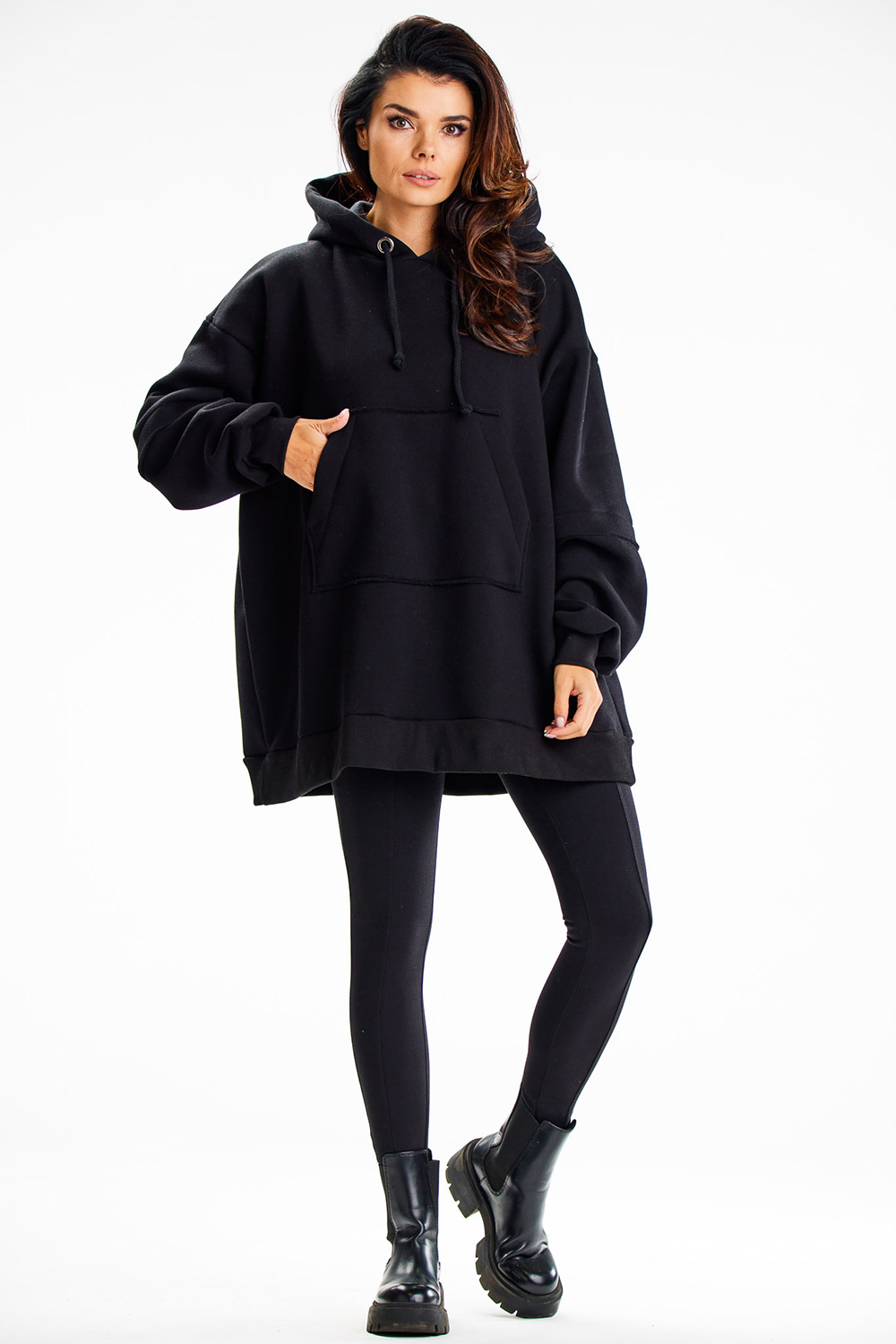 Bluza Damska Model M332 Black - Infinite You189463 - Czarny - obrazek 3