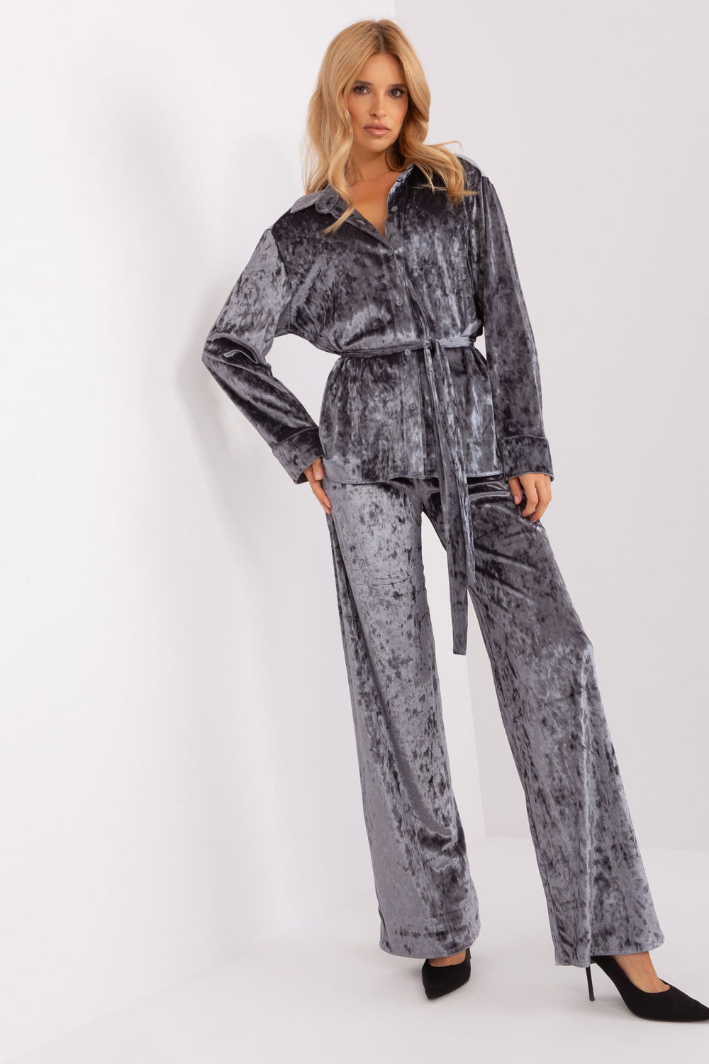 Spodnie Komplet Model LK-KMPL-509427.43 Dark Grey - Lakerta190167 - Szary