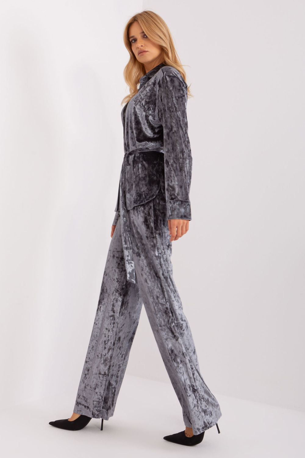 Spodnie Komplet Model LK-KMPL-509427.43 Dark Grey - Lakerta190167 - Szary - obrazek 2
