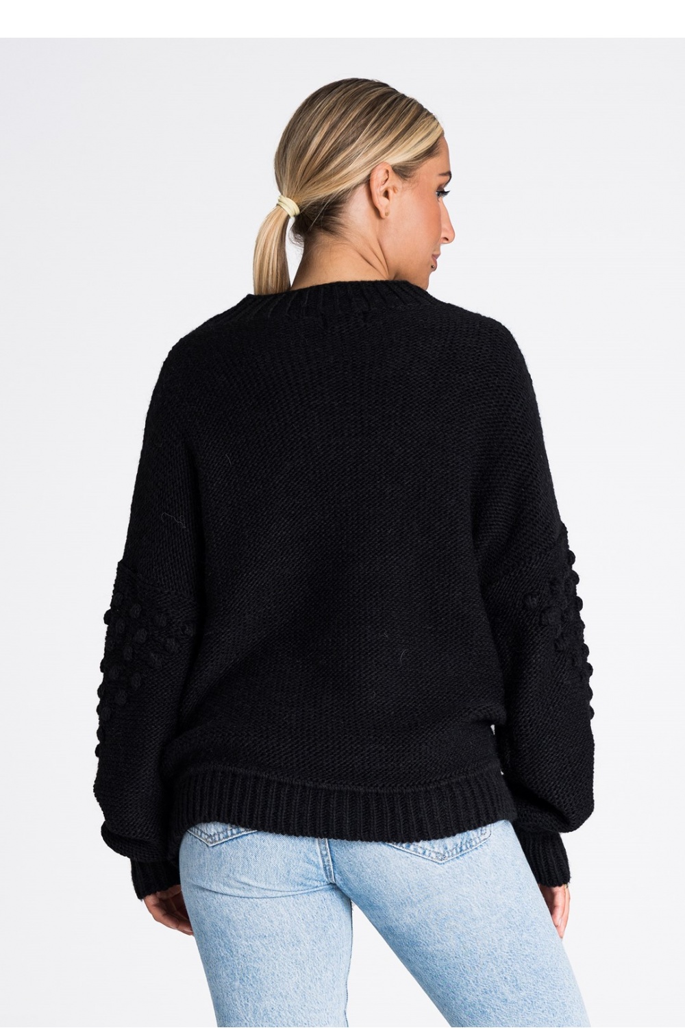 Sweter Damski Model M982 Black - Figl191016 - Czarny - obrazek 3