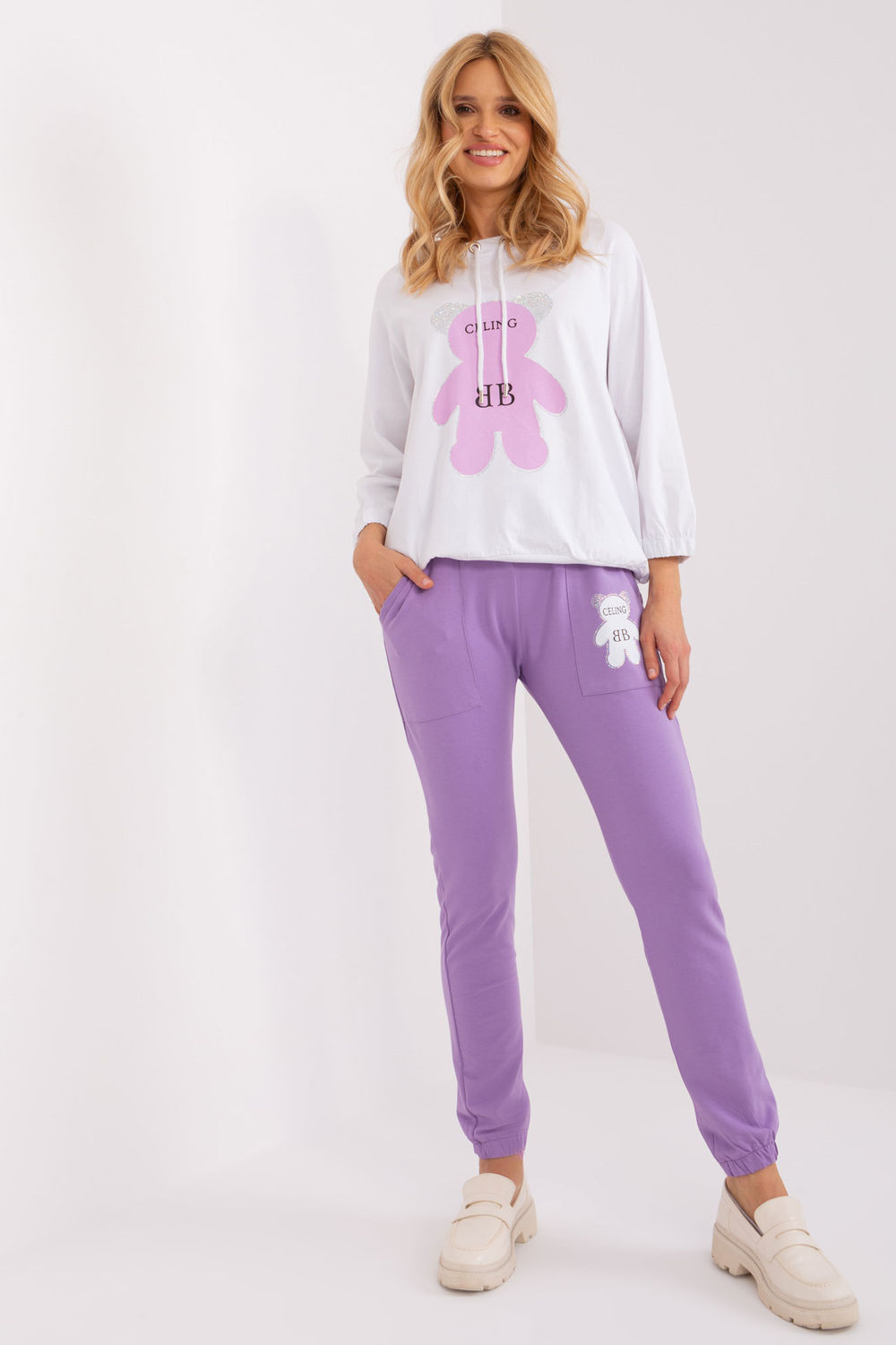 Spodnie Komplet Model RV-KMPL-8727.25X Violet - Relevance191258 - Fioletowy