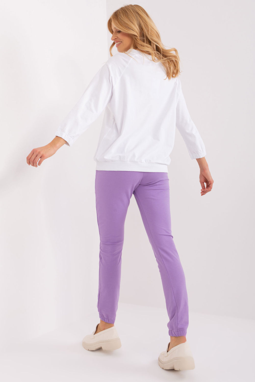 Spodnie Komplet Model RV-KMPL-8727.25X Violet - Relevance191258 - Fioletowy - obrazek 3