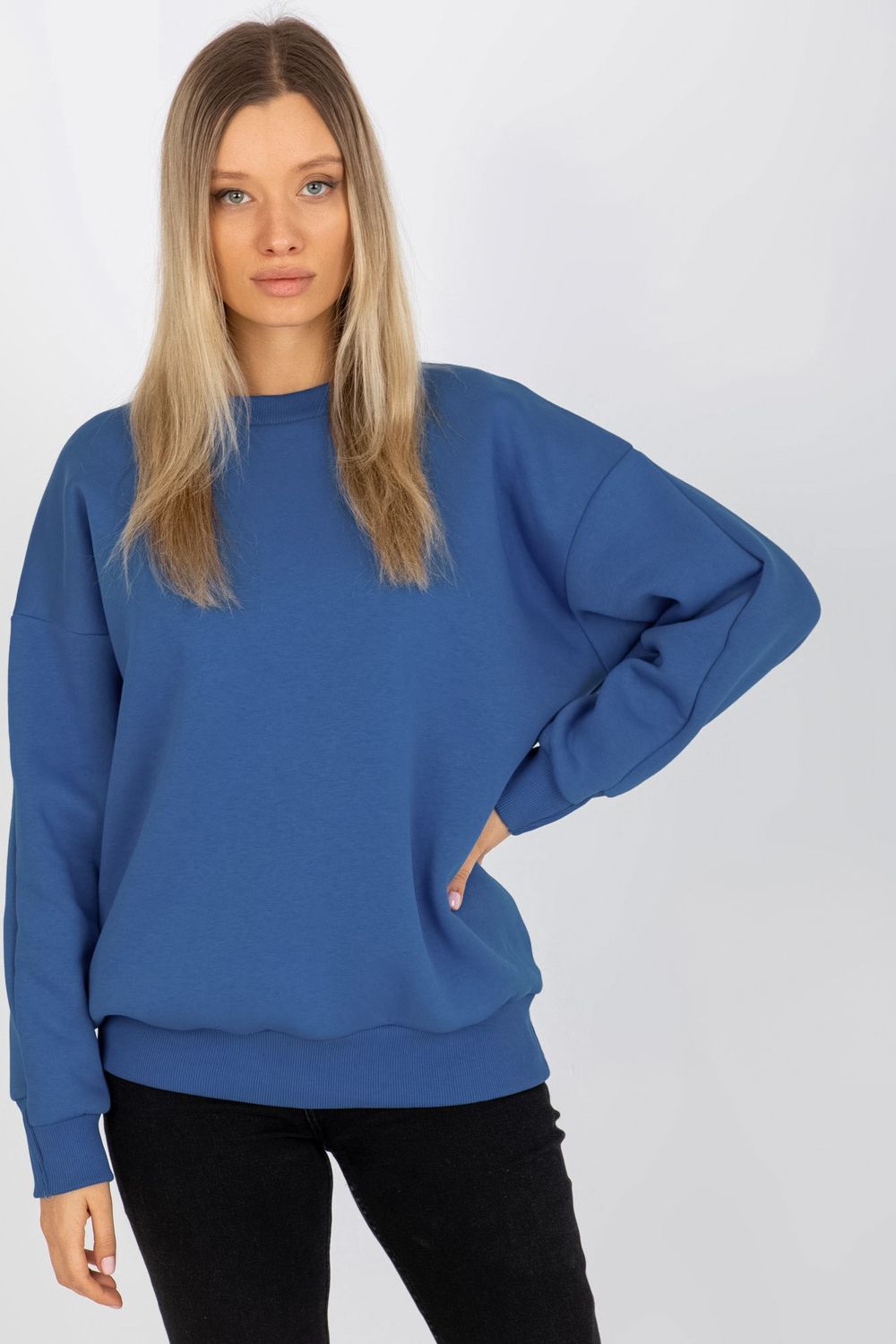 Bluza Damska Model RV-BL-8360.80P Dark Blue - Relevance191757 - Niebieski