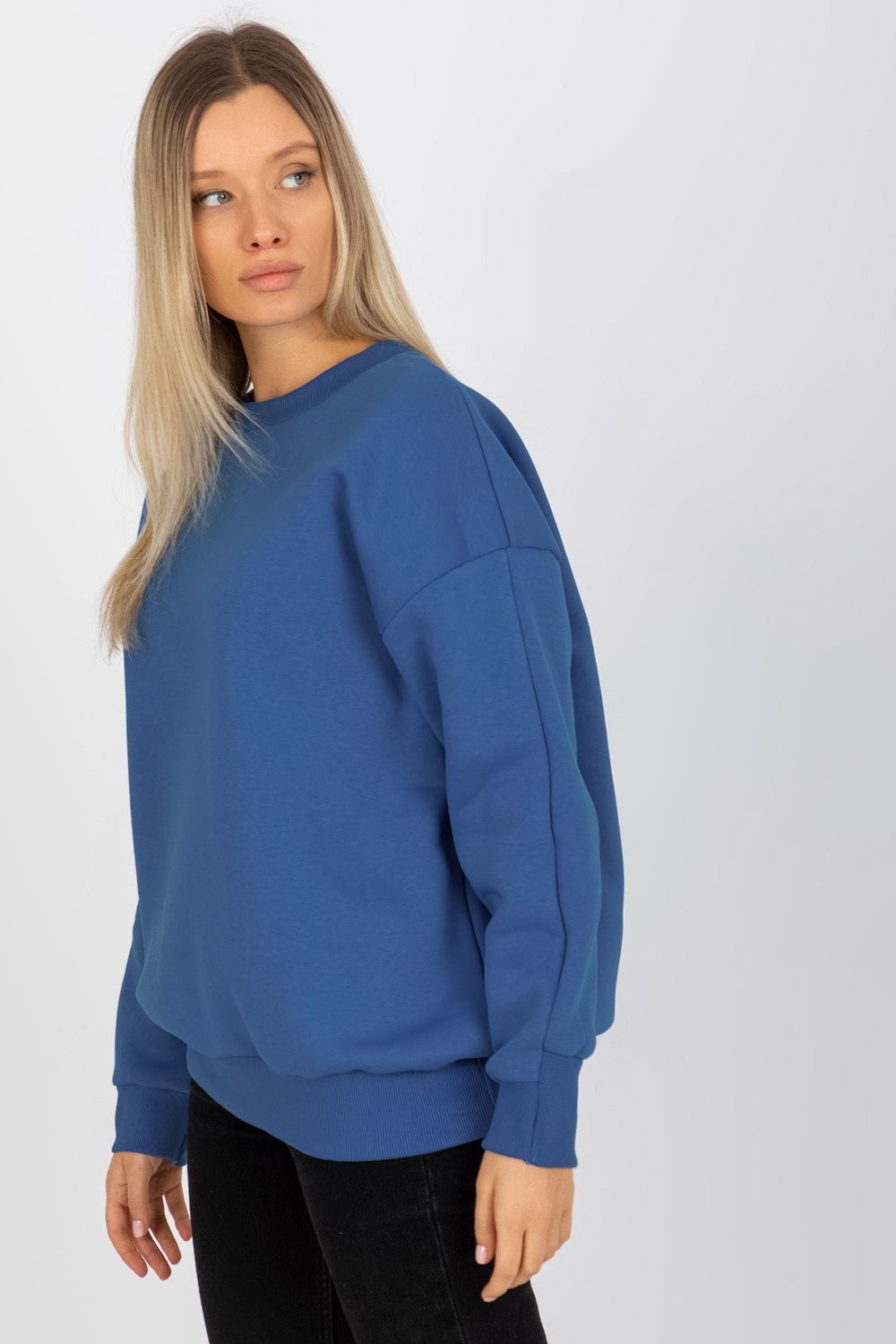 Bluza Damska Model RV-BL-8360.80P Dark Blue - Relevance191757 - Niebieski - obrazek 2