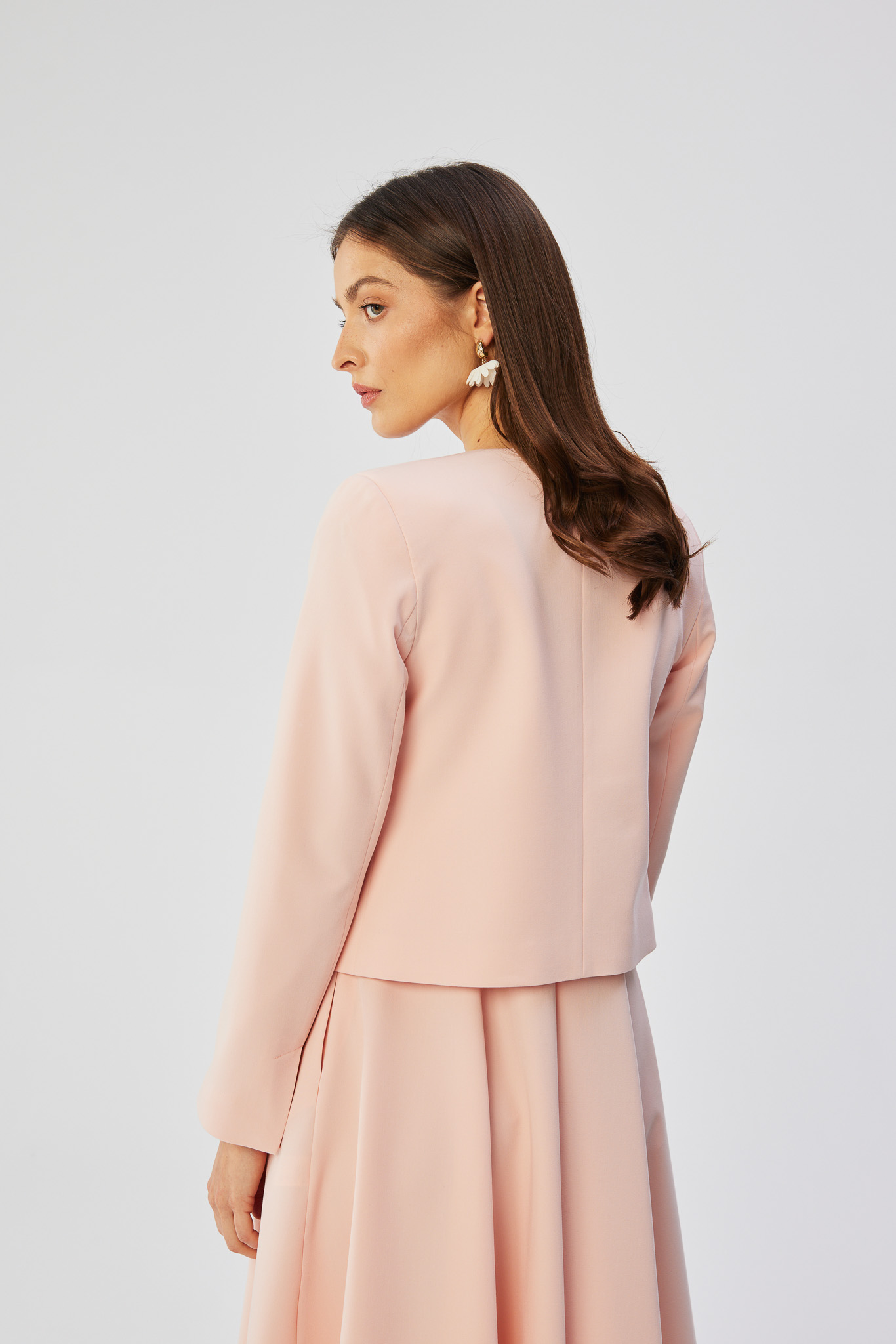 Marynarka Model S368 Powder Pink - Stylove193407 - Różowy - obrazek 3