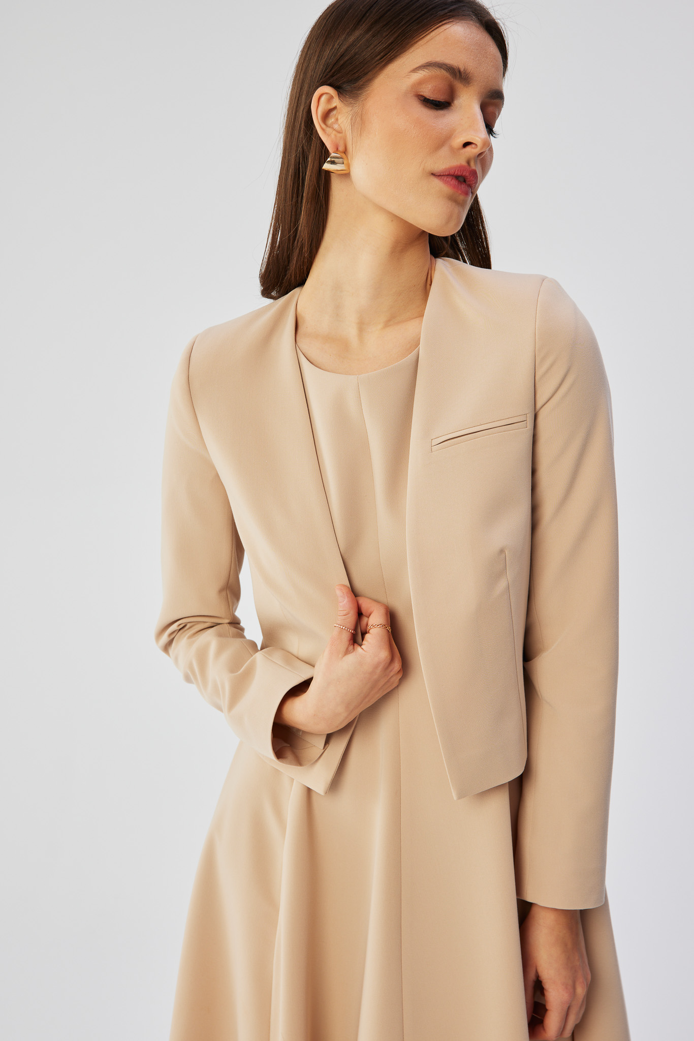 Marynarka Model S368 Beige - Stylove193411 - Beżowy