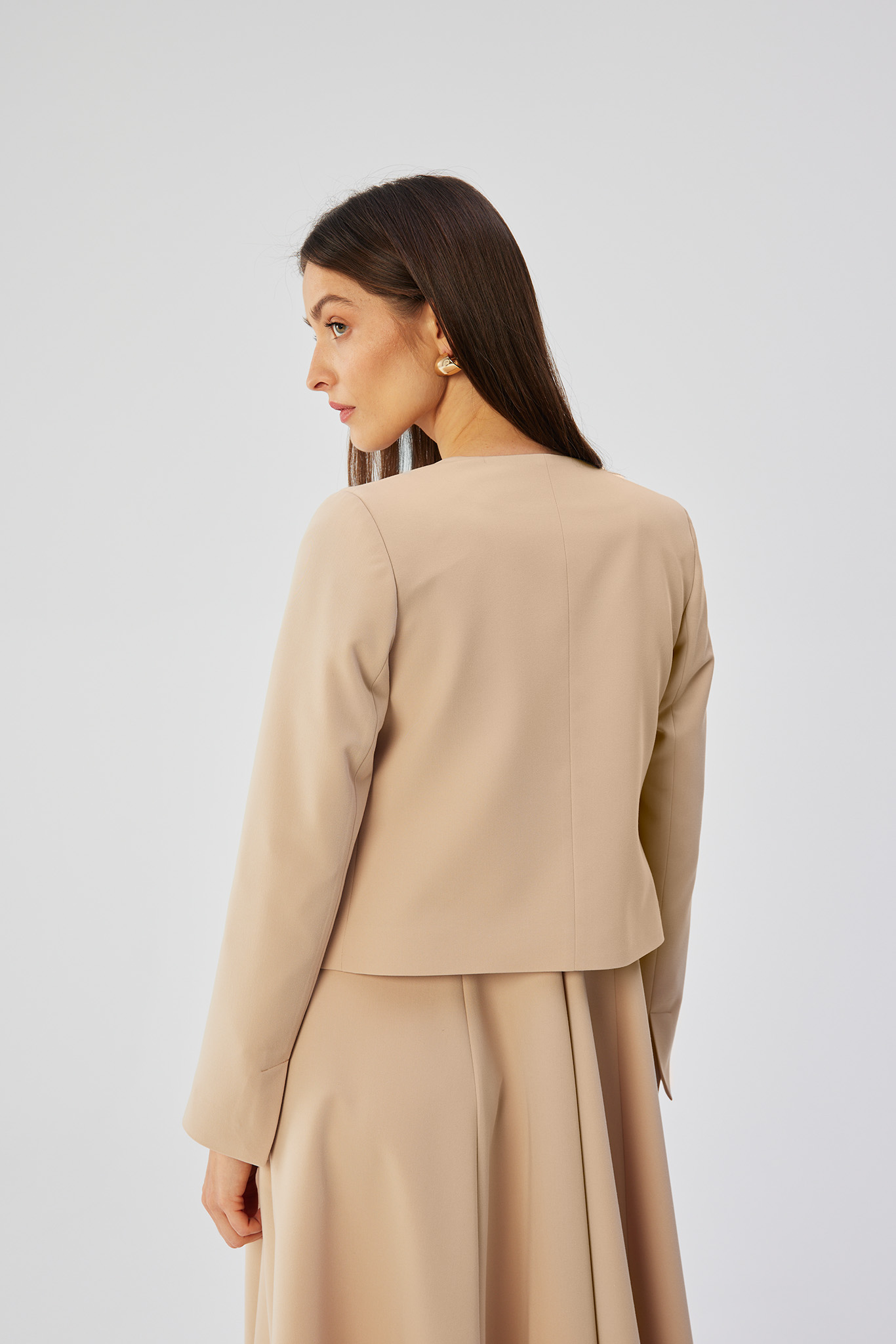 Marynarka Model S368 Beige - Stylove193411 - Beżowy - obrazek 3