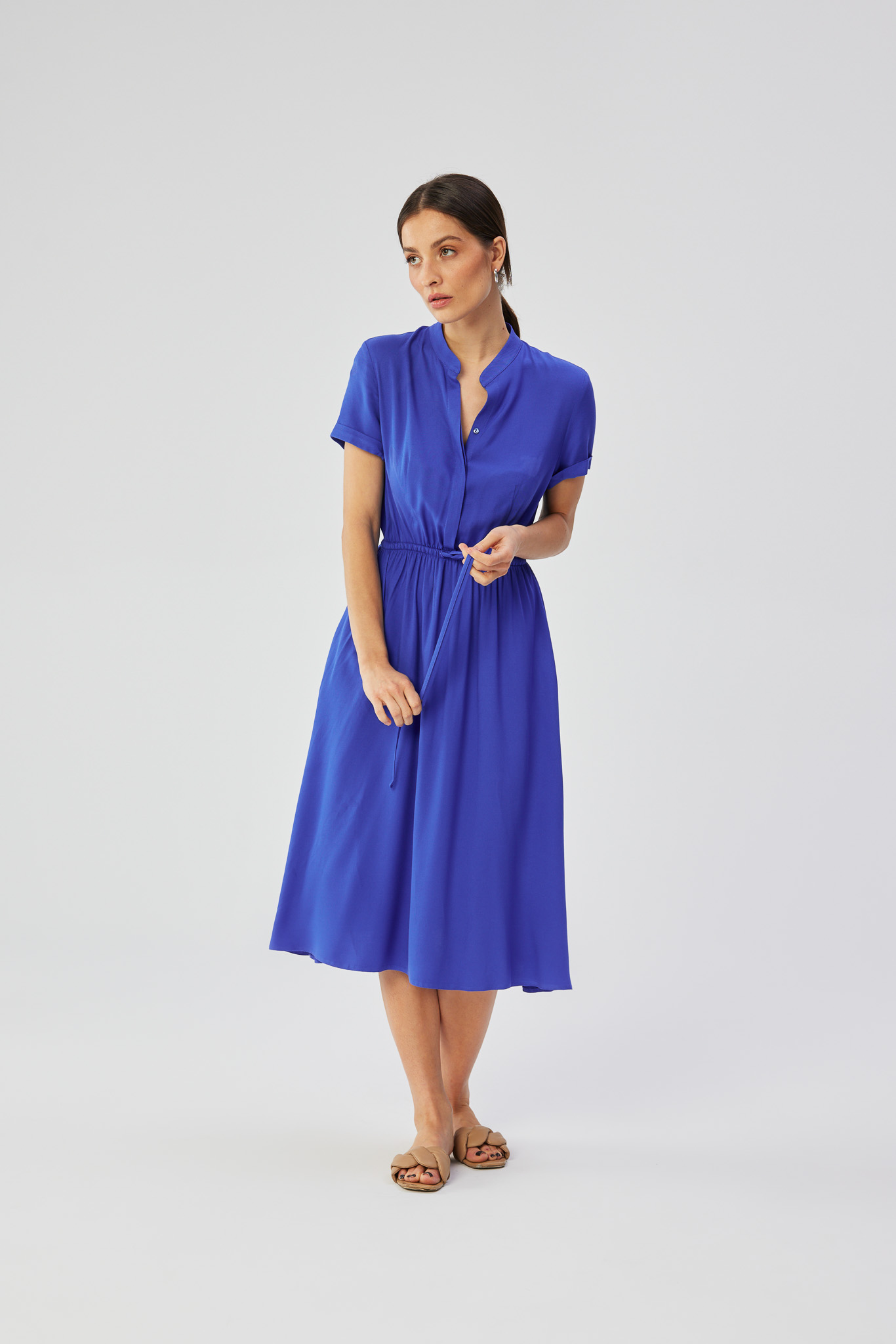Sukienka Model S366 Blue - Stylove193414 - Niebieski