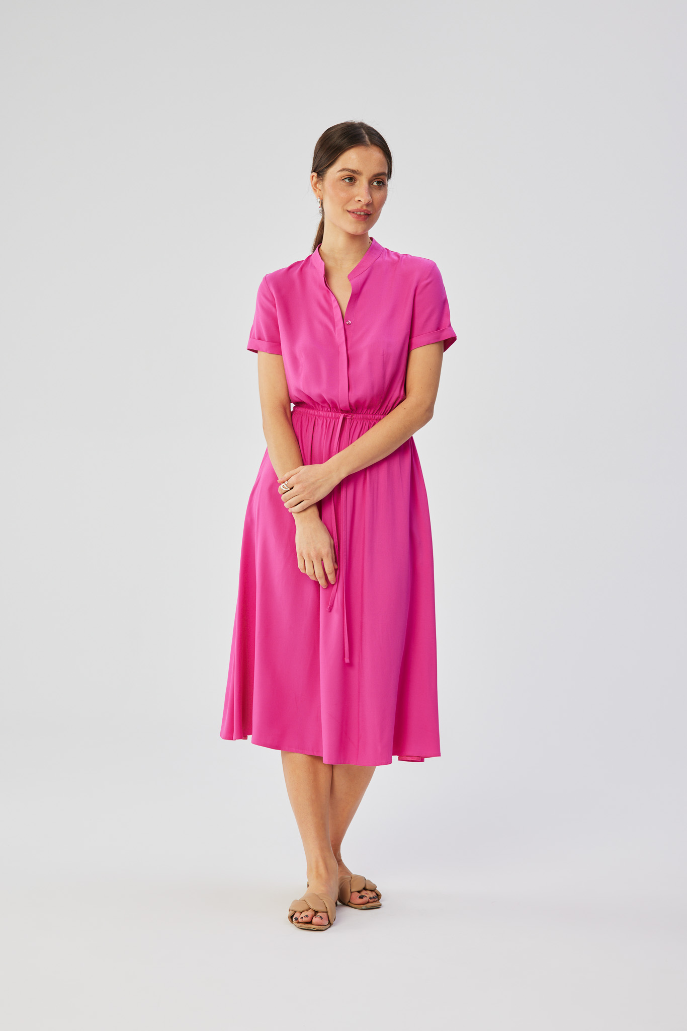 Sukienka Model S366 Lilia - Stylove193415 - Różowy