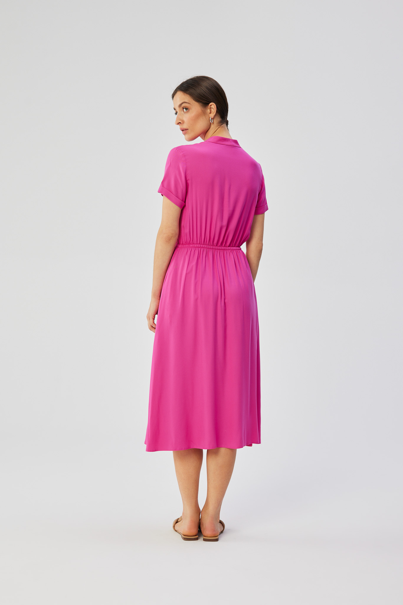 Sukienka Model S366 Lilia - Stylove193415 - Różowy - obrazek 2