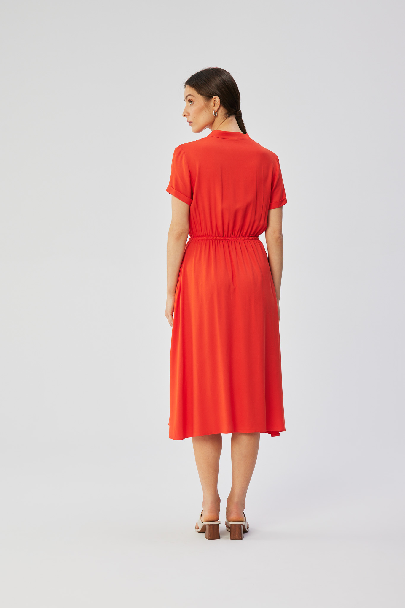 Sukienka Model S366 Coral - Stylove193416 - Czerwony - obrazek 2