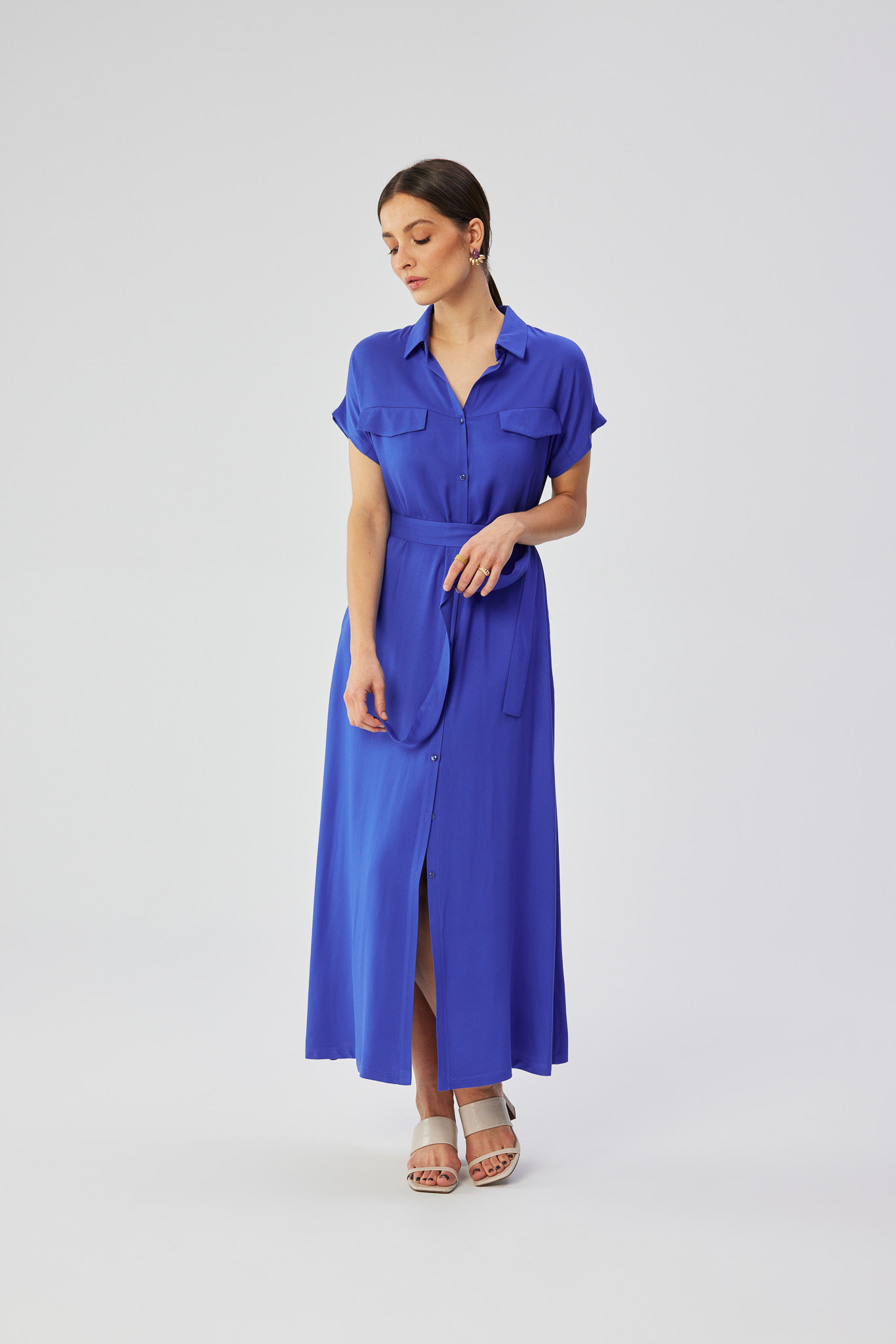 Sukienka Model S364 Blue - Stylove193422 - Niebieski