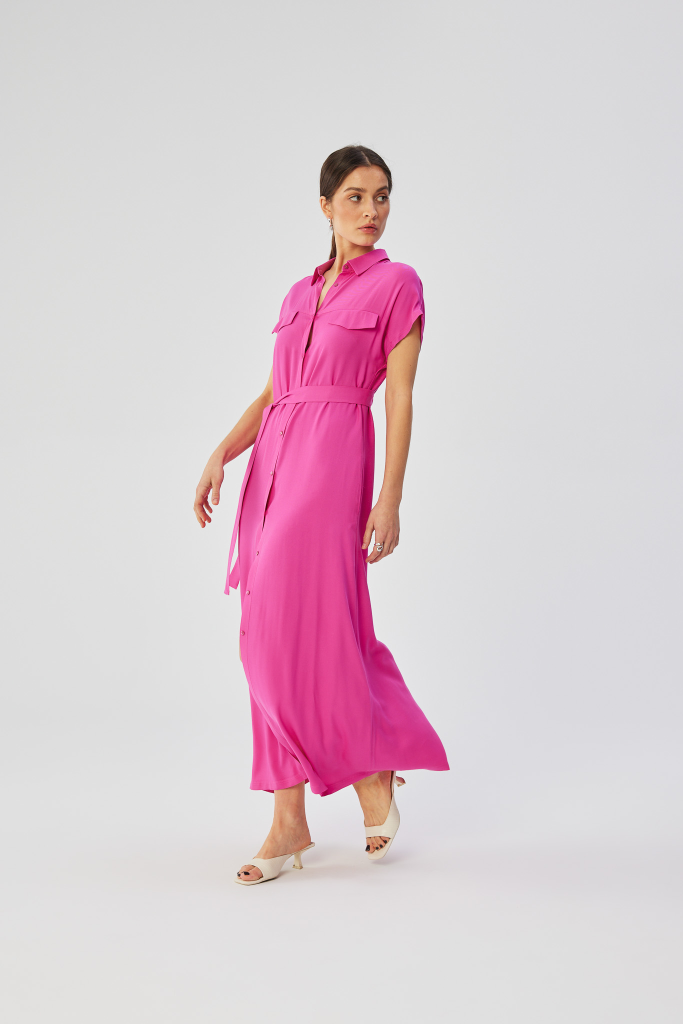 Sukienka Model S364 Lilia - Stylove193423 - Różowy
