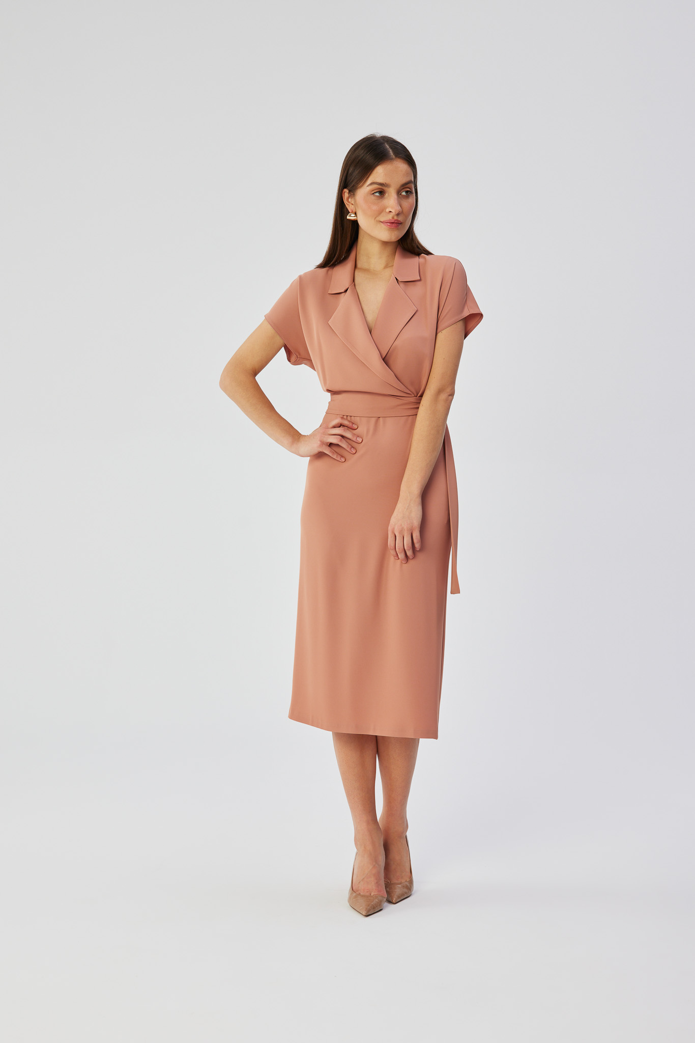 Sukienka Model S363 Różana - Stylove193428 - Różowy