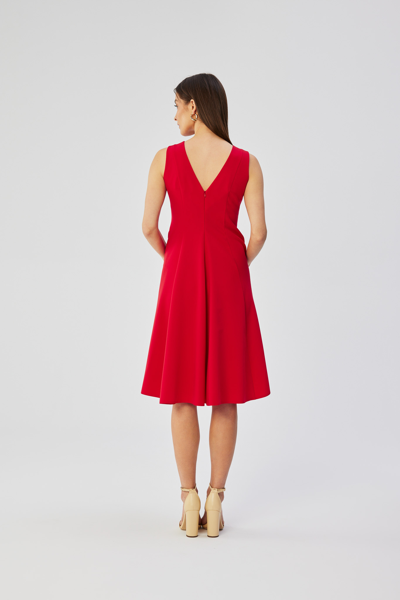Sukienka Model S358 Red - Stylove193457 - Czerwony - obrazek 3