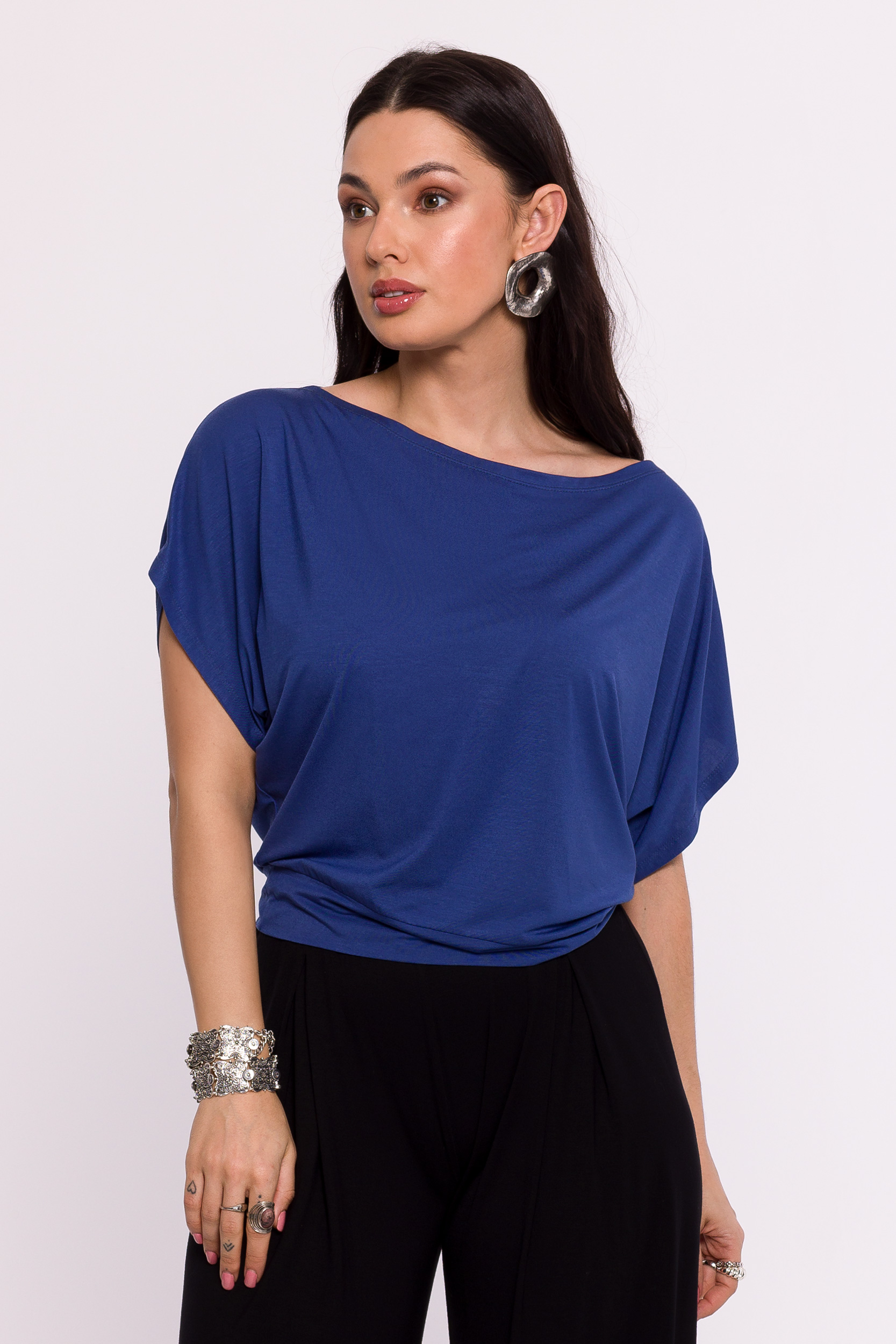 Bluzka Model B287 Blue - BeWear193665 - Niebieski