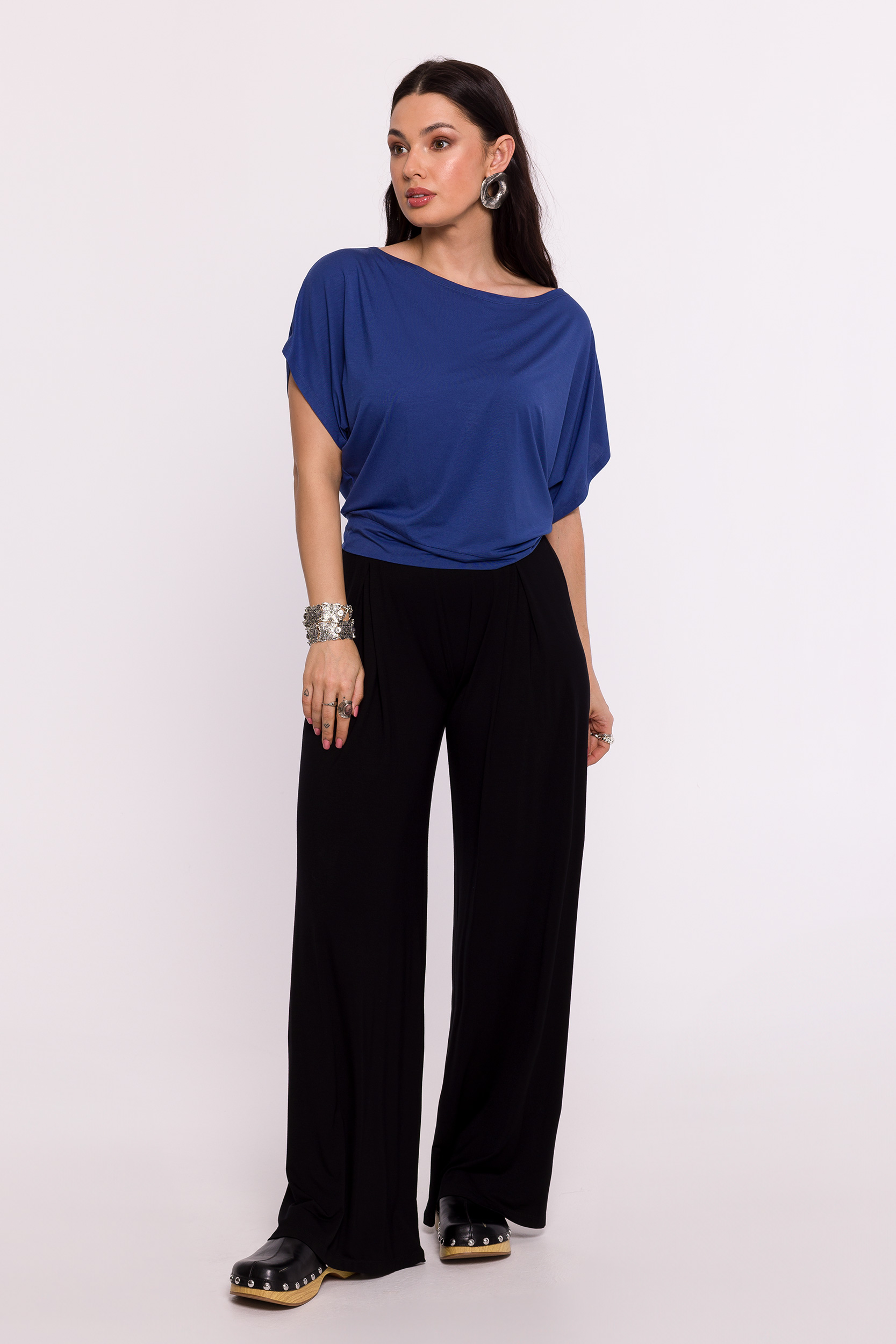 Bluzka Model B287 Blue - BeWear193665 - Niebieski - obrazek 2