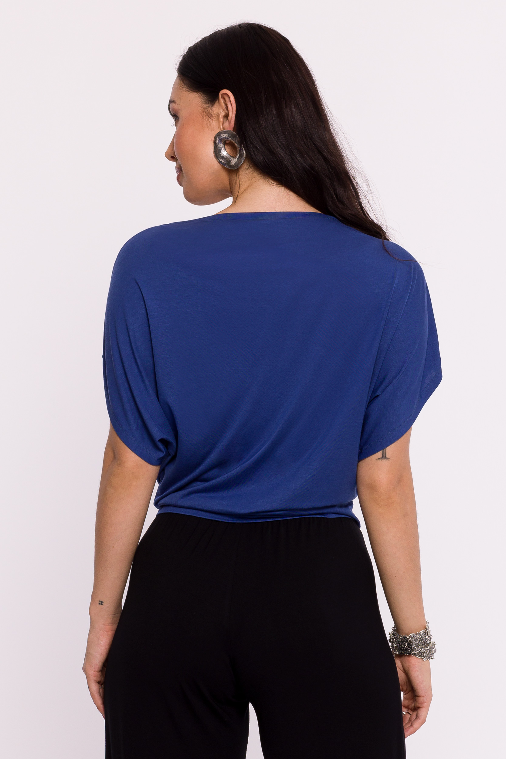 Bluzka Model B287 Blue - BeWear193665 - Niebieski - obrazek 3