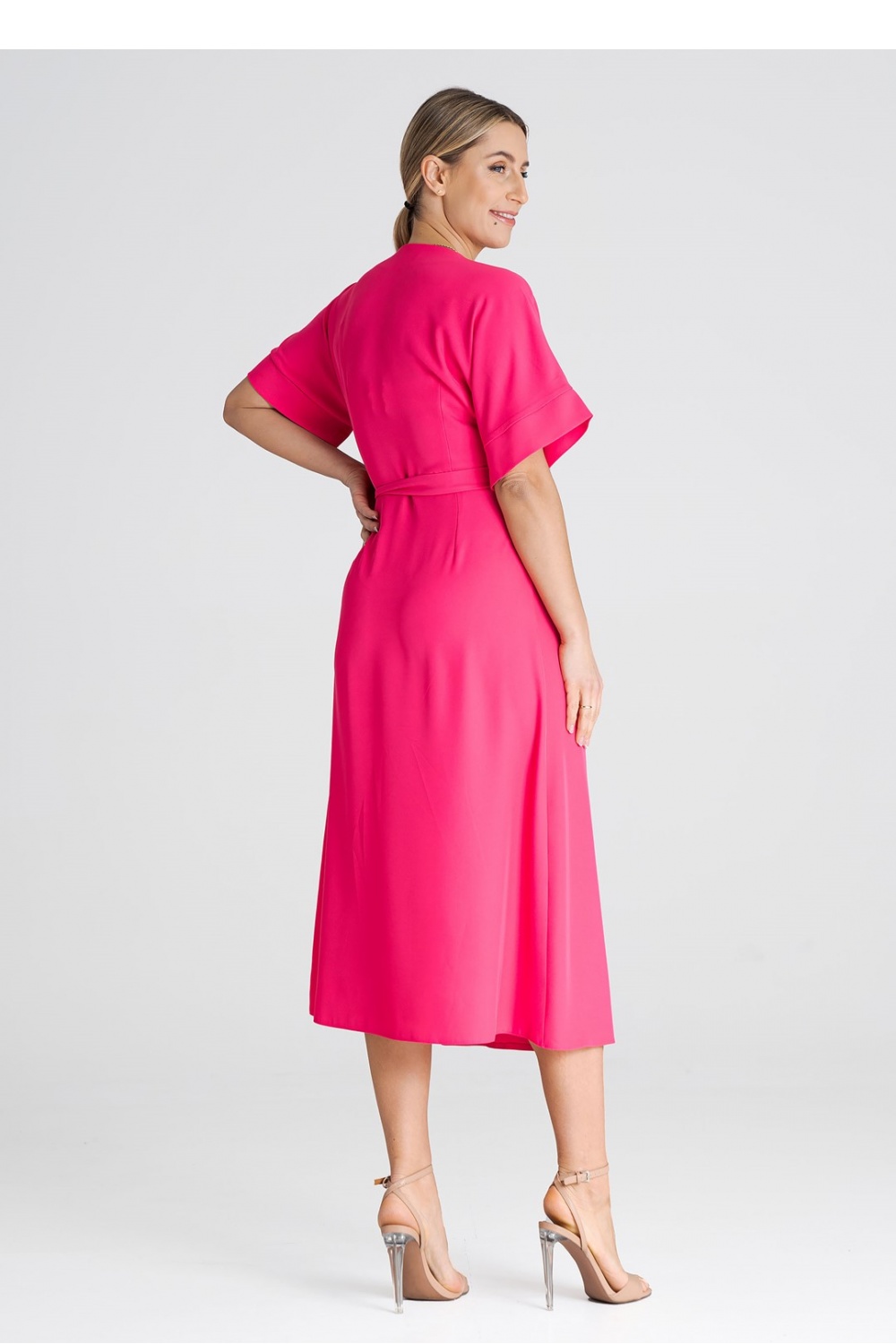 Sukienka Model M959 Pink - Figl194805 - Różowy - obrazek 3