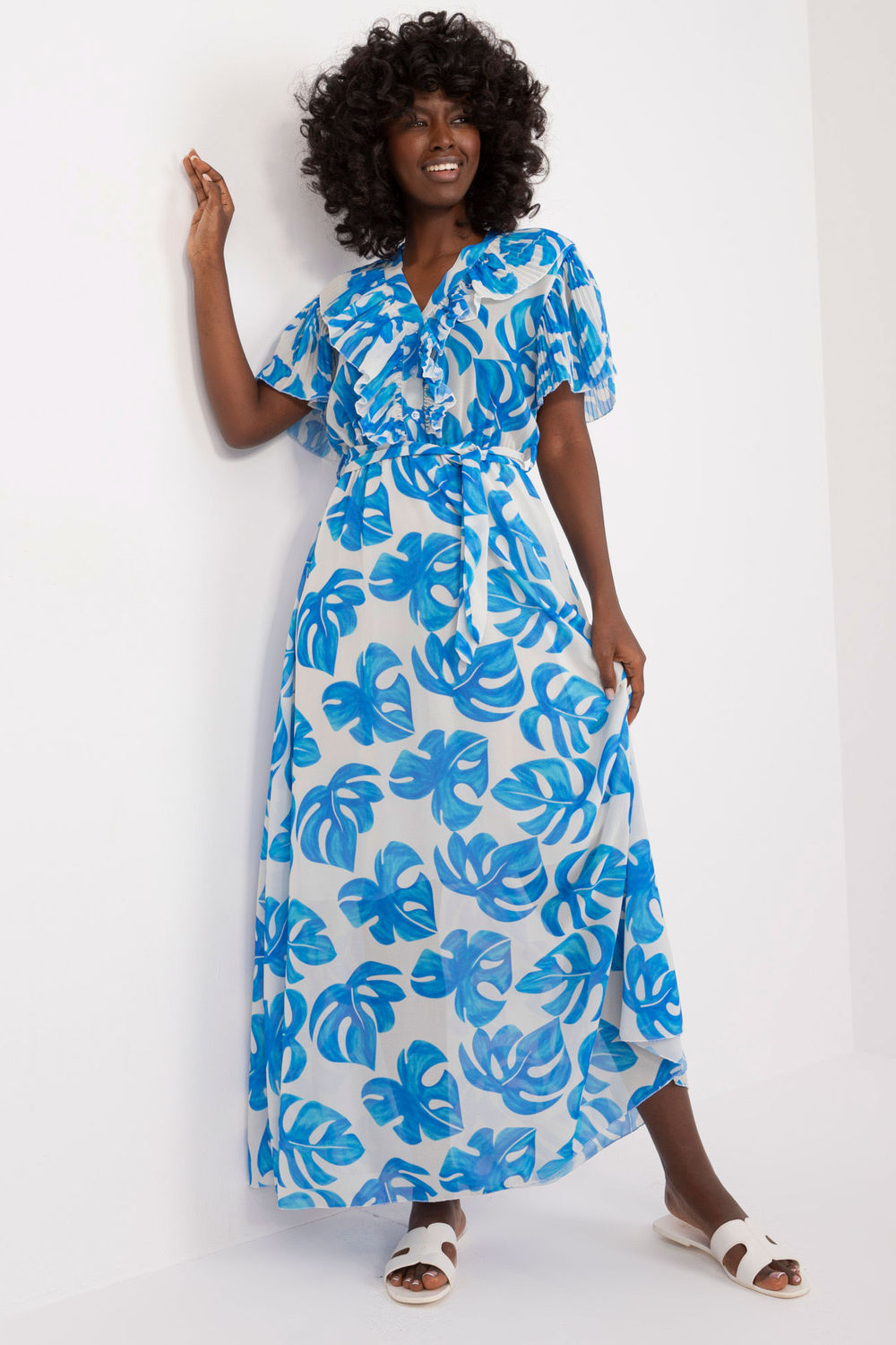 Sukienka Model DHJ-SK-15986.67 Blue - Italy Moda196437 - Niebieski