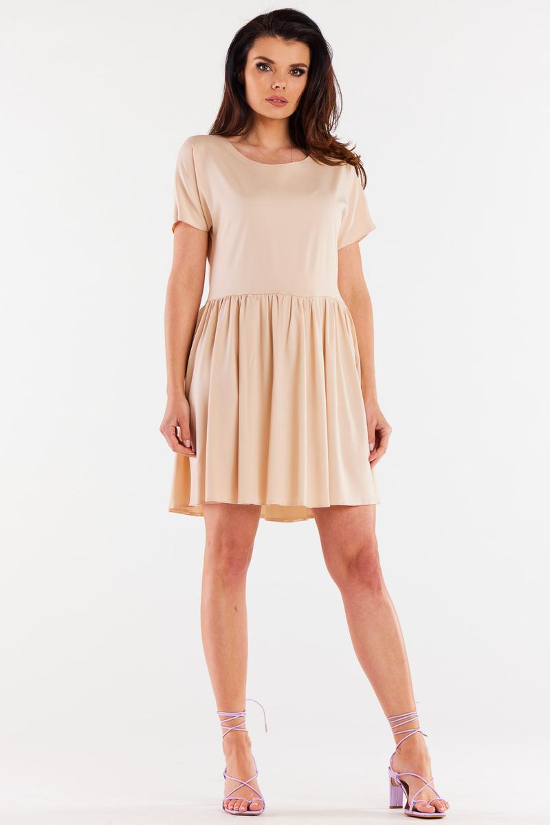 Sukienka Model A517 Beige - awama196610 - Beżowy - obrazek 2
