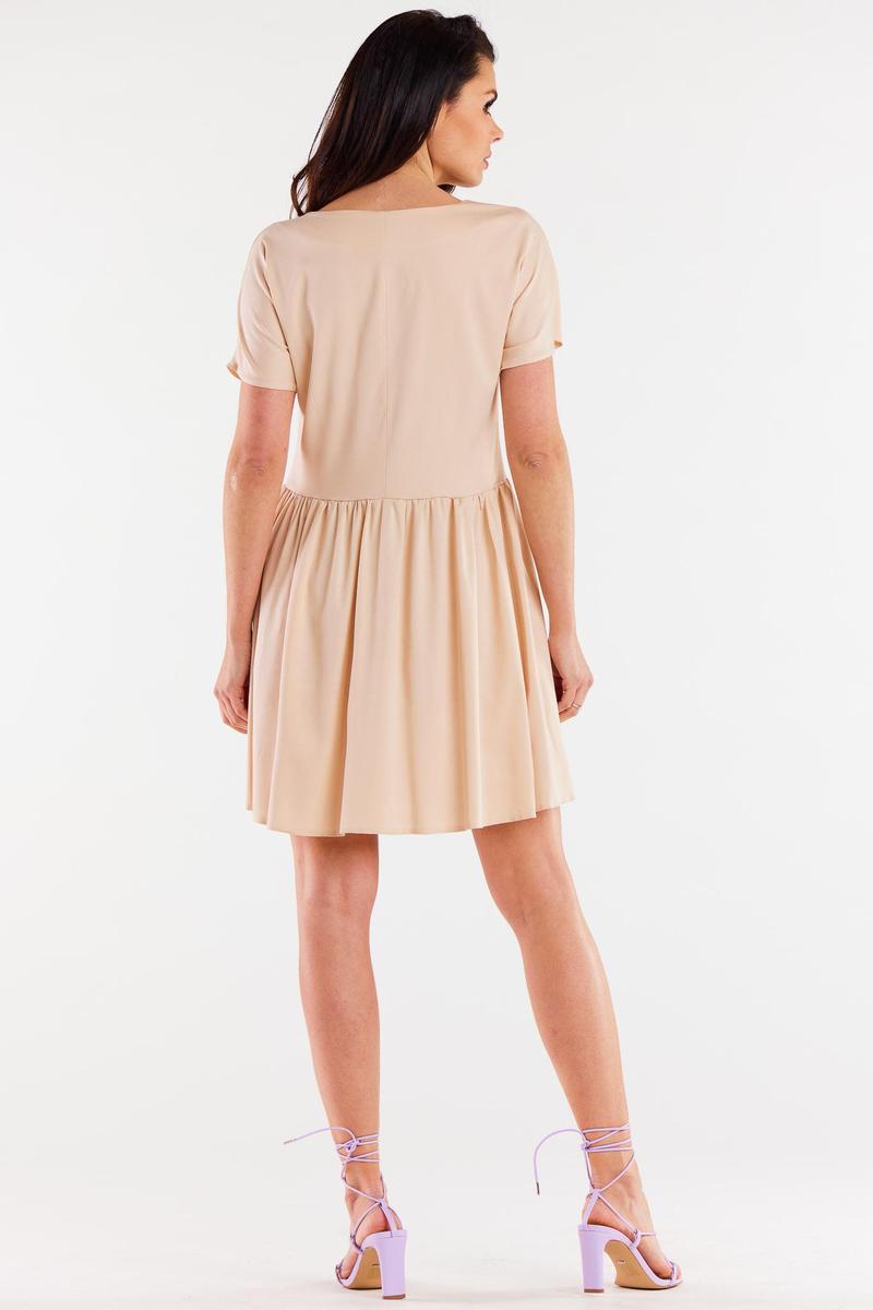 Sukienka Model A517 Beige - awama196610 - Beżowy - obrazek 3