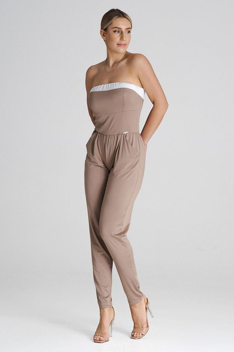 Kombinezon Model M1025 Beige - Figl197337 - Beżowy